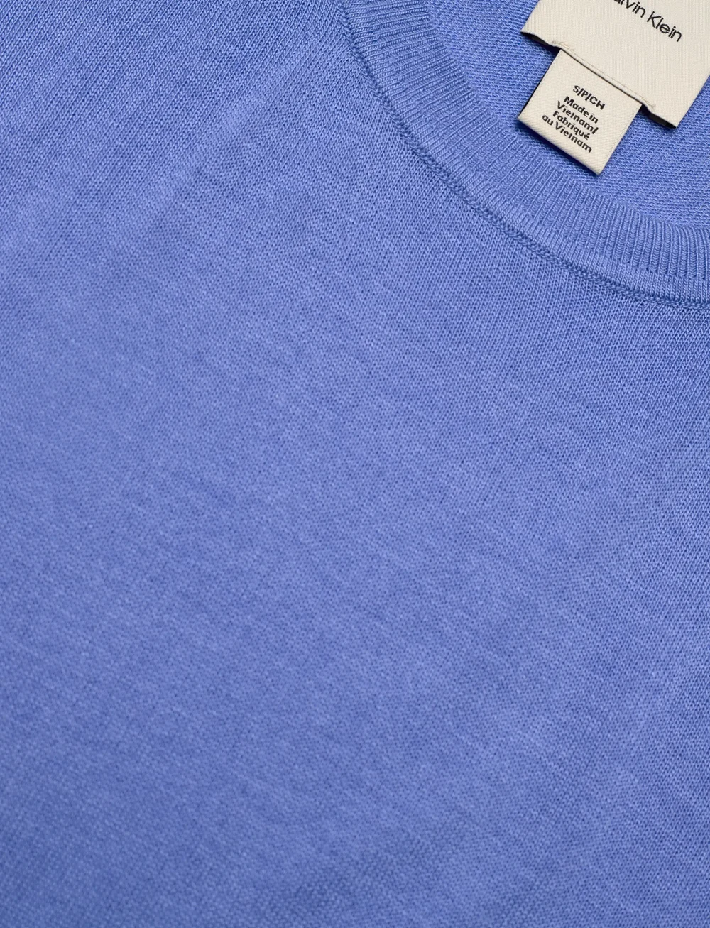 Calvin Klein - Fine Gauge Viscose Short Sleeve - kurzämlige blusen - blue twilight - 2