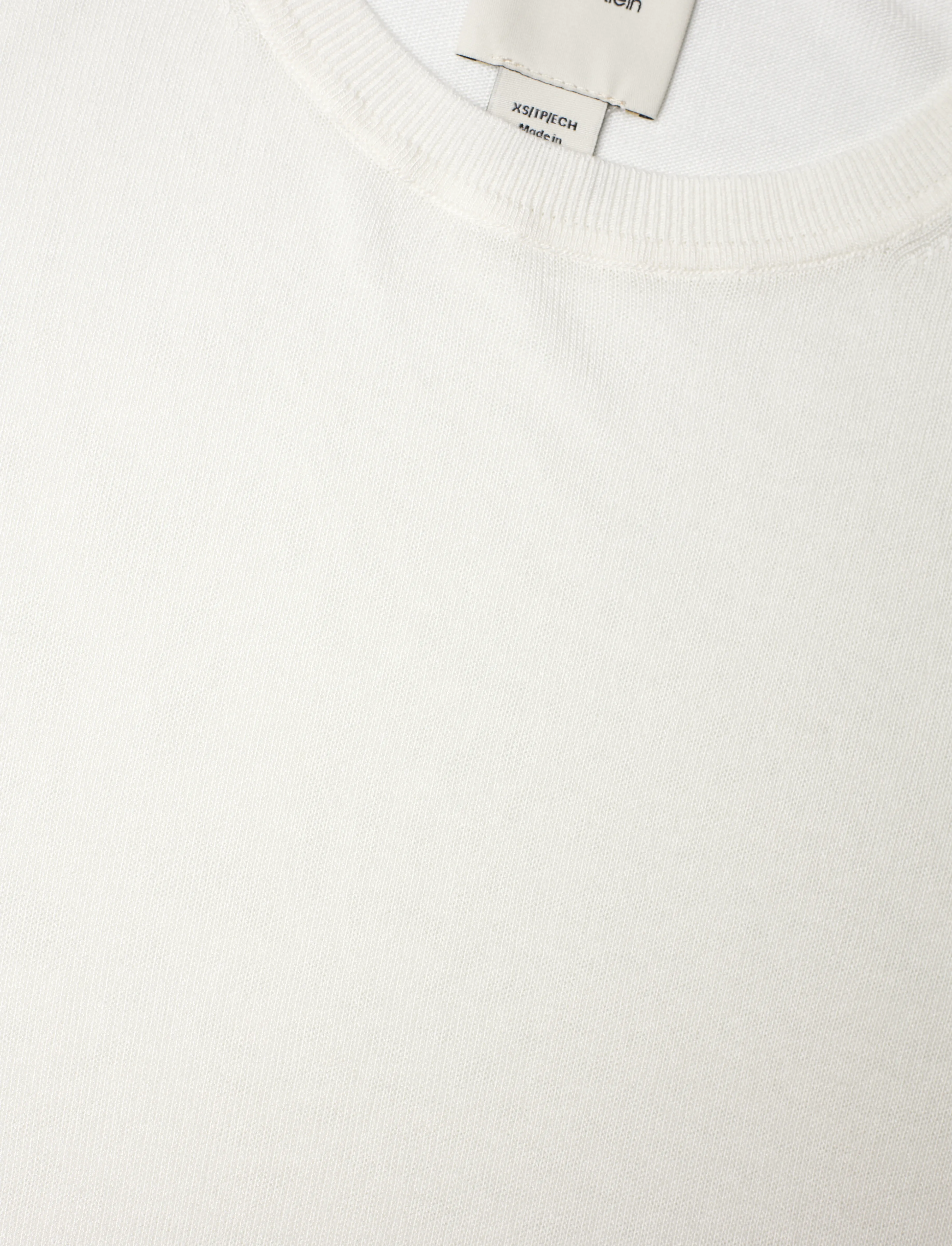 Calvin Klein - Fine Gauge Viscose Short Sleeve - blouses à manches courtes - tofu - 2