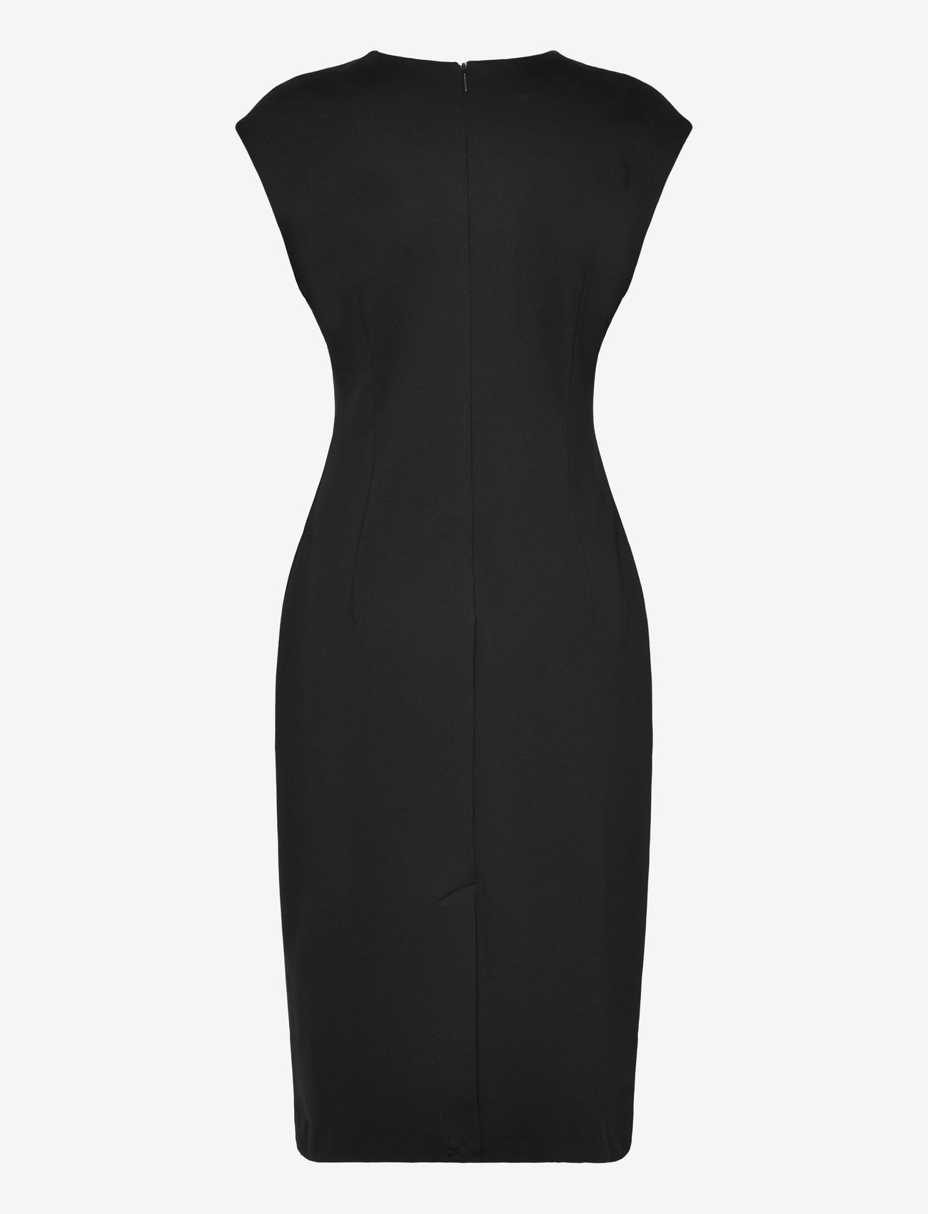 Calvin Klein - Ponte Straight Shift Dress - kokteilkjólar - black - 2