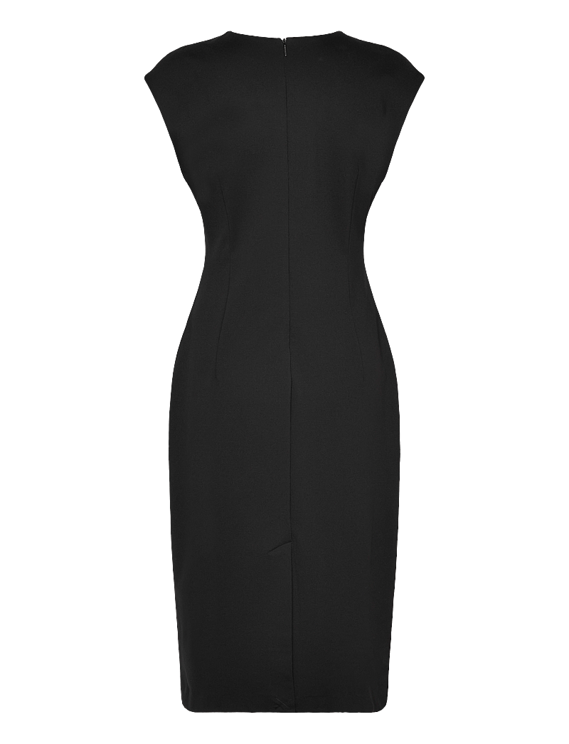 Calvin Klein - Ponte Straight Shift Dress - kokteilkjólar - black - 2