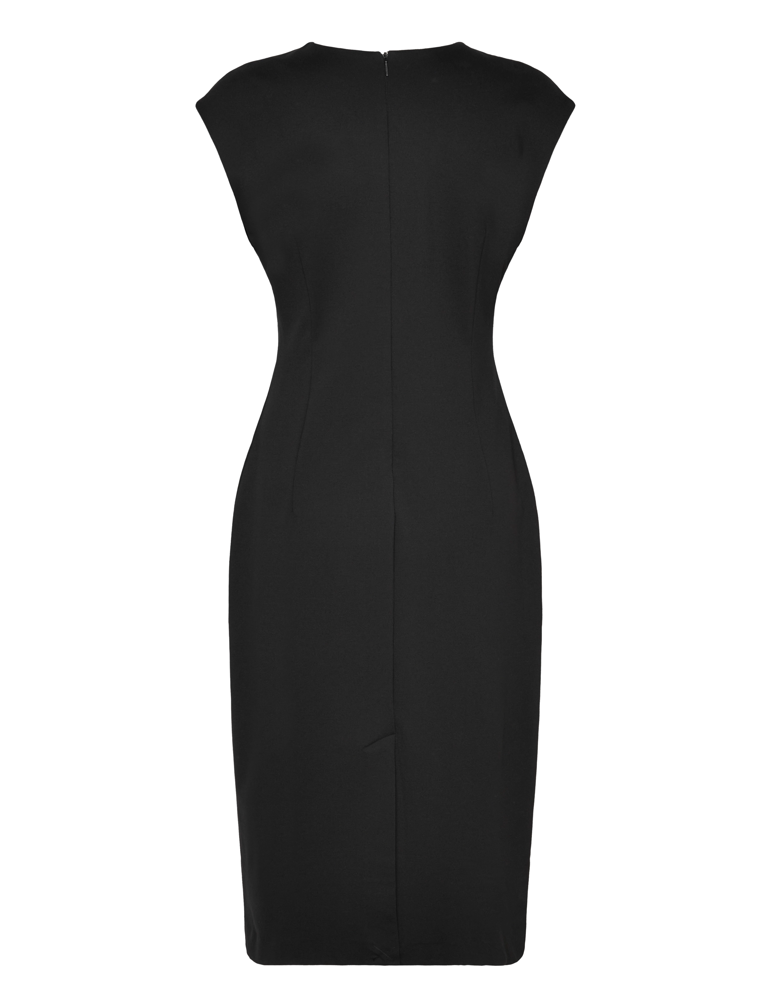 Calvin Klein - Ponte Straight Shift Dress - kokteiļkleitas - black - 2