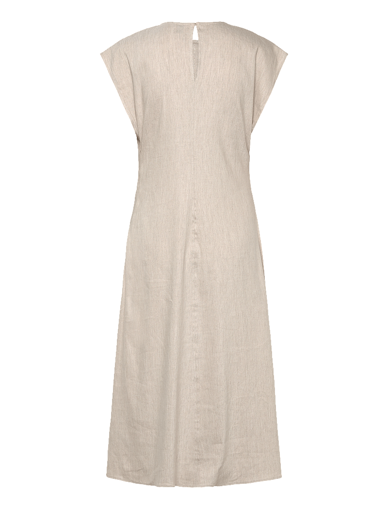 Calvin Klein - STRETCH LINEN MIDI DRESS - midi dresses - as header - 2