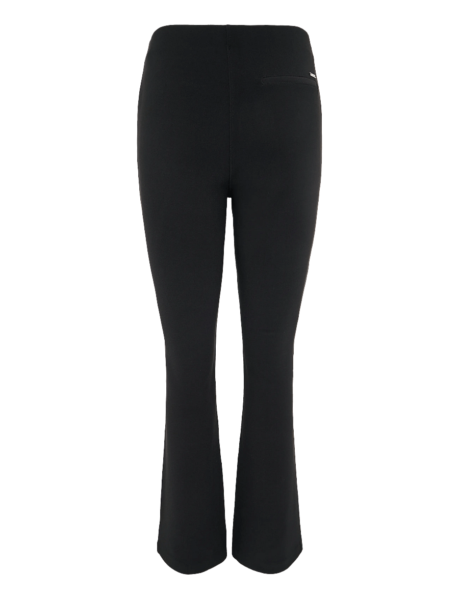 Calvin Klein - Tailored Knit Pull On Flare Pant - schlaghosen - black - 1
