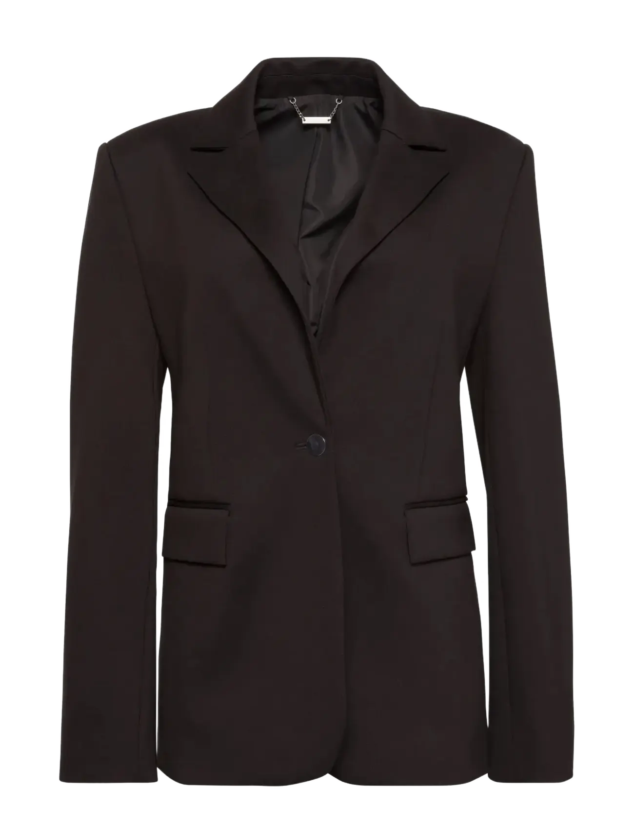 CALVIN KLEIN Ponte Slim Blazer Schwarz - 32 - Damen