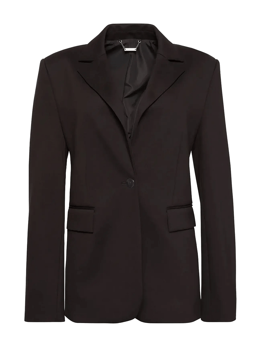 Calvin Klein - PONTE SLIM BLAZER - enkelknäppta kavajer - black - 1