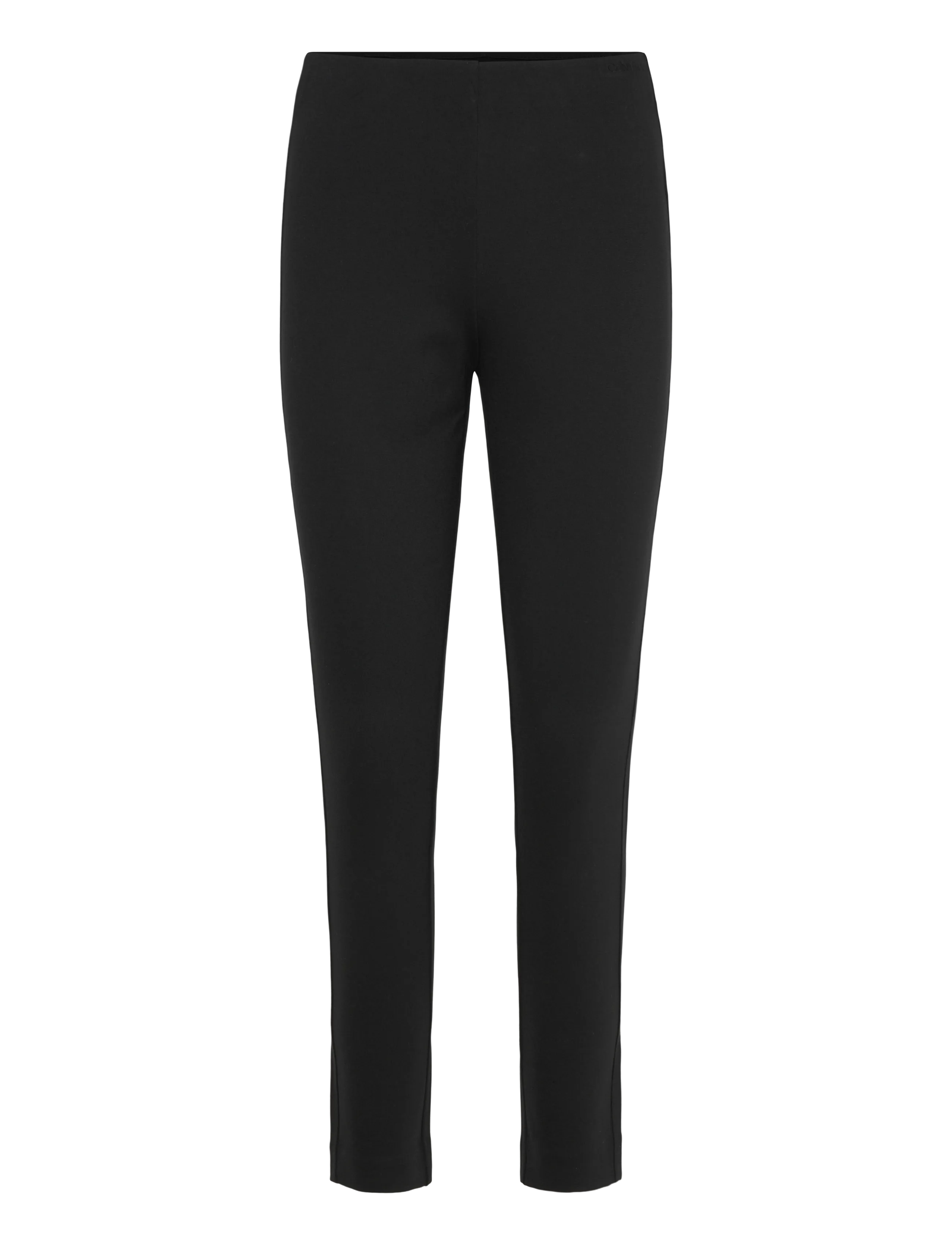 Calvin Klein PONTE PULL ON SKINNY - Broeken - BLACK / black
