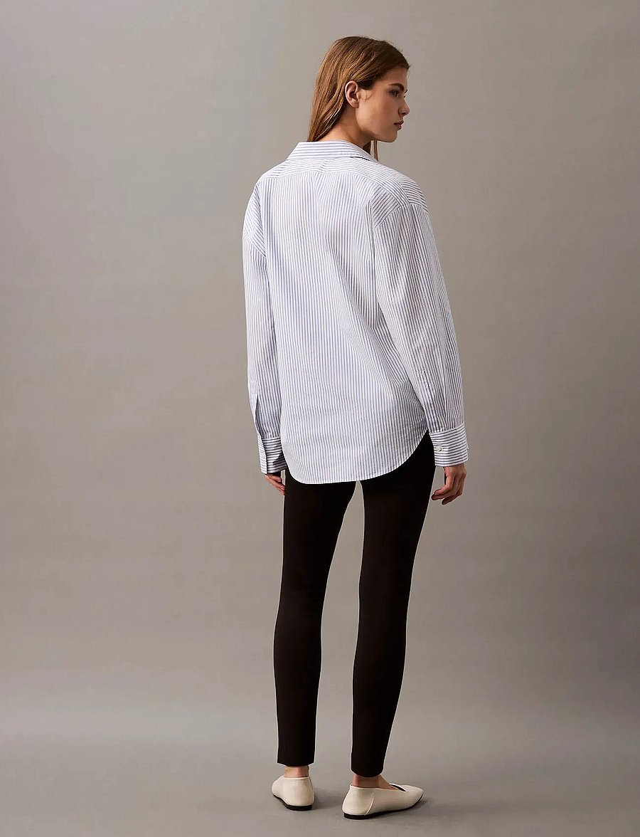Calvin Klein - PONTE PULL ON SKINNY - bukser med smalle ben - black - 4