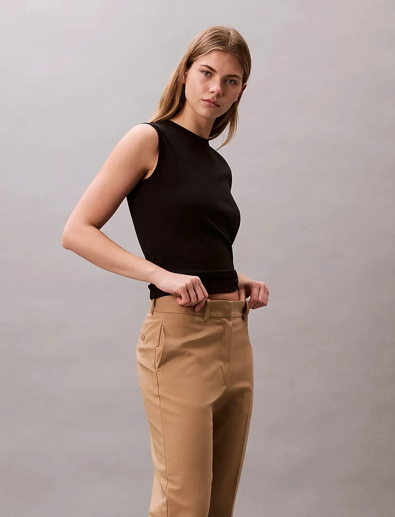 Calvin Klein - STRAIGHT LEG STRETCH CHINO PANT - formell - tigers eye - 5