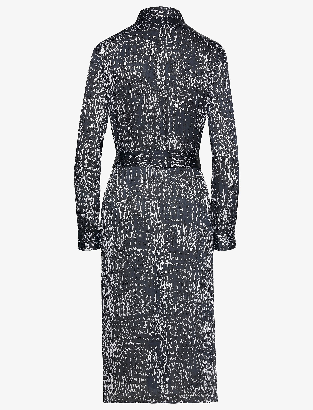 Calvin Klein - Printed Textured Satin LS Shirtd - hemdkleider - 18754 csw25pf_p005+3_inkwell - 1