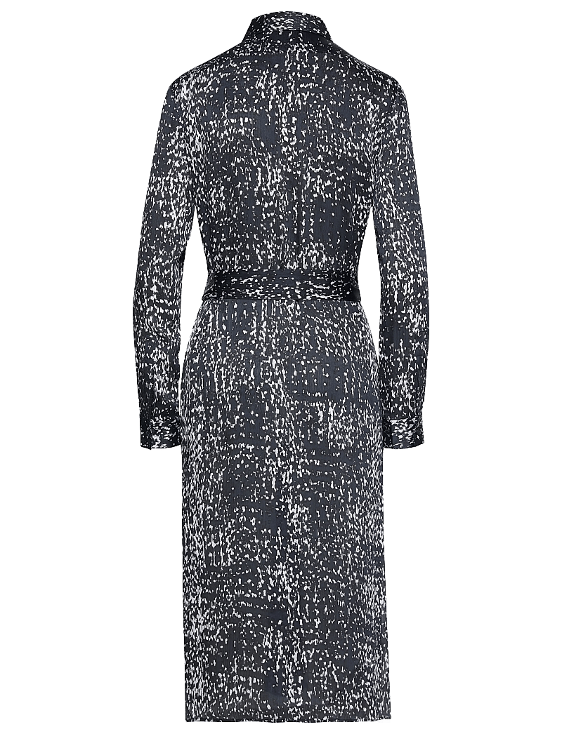 Calvin Klein - Printed Textured Satin LS Shirtd - hemdkleider - 18754 csw25pf_p005+3_inkwell - 1
