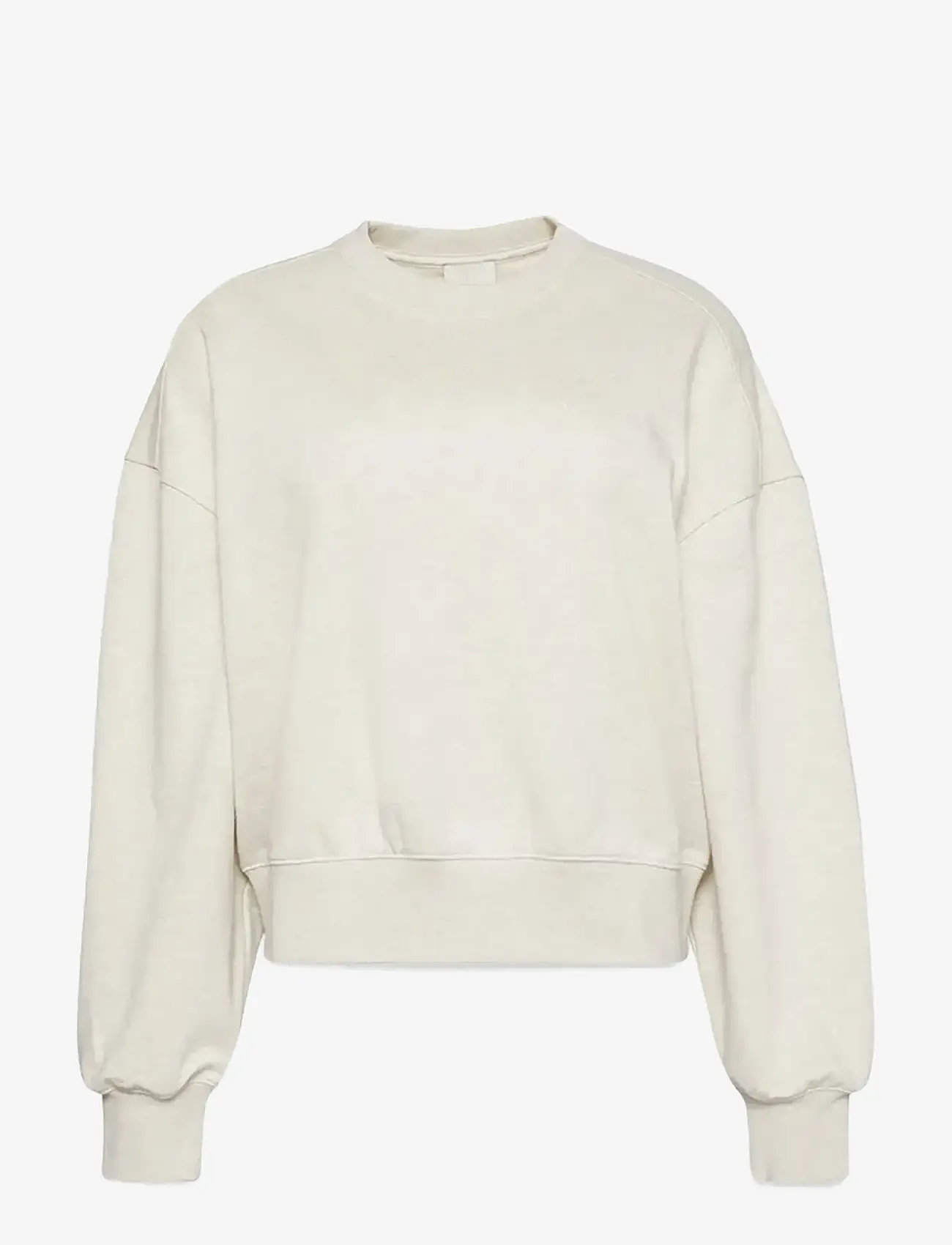 Calvin Klein - A- LOGO EMB FRENCH TERRY CREWNEC - hverdags stil - vanilla heather - 1