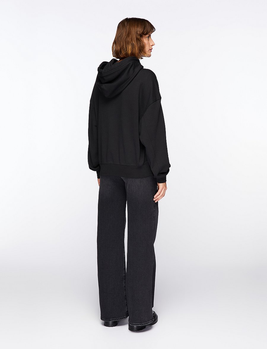 Calvin Klein - A- Logo Emb French Terry PO Hood - kapuzenpullover - black - 4
