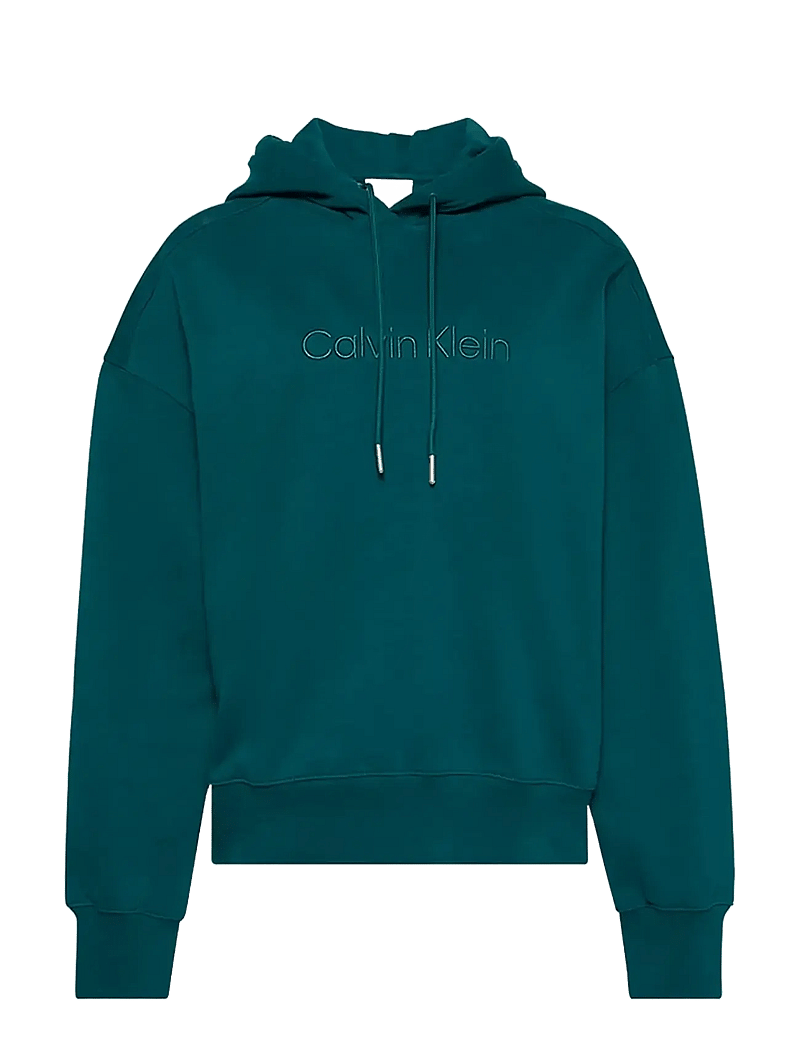 Calvin Klein - A- Logo Emb French Terry PO Hood - kapuzenpullover - maya blue - 1