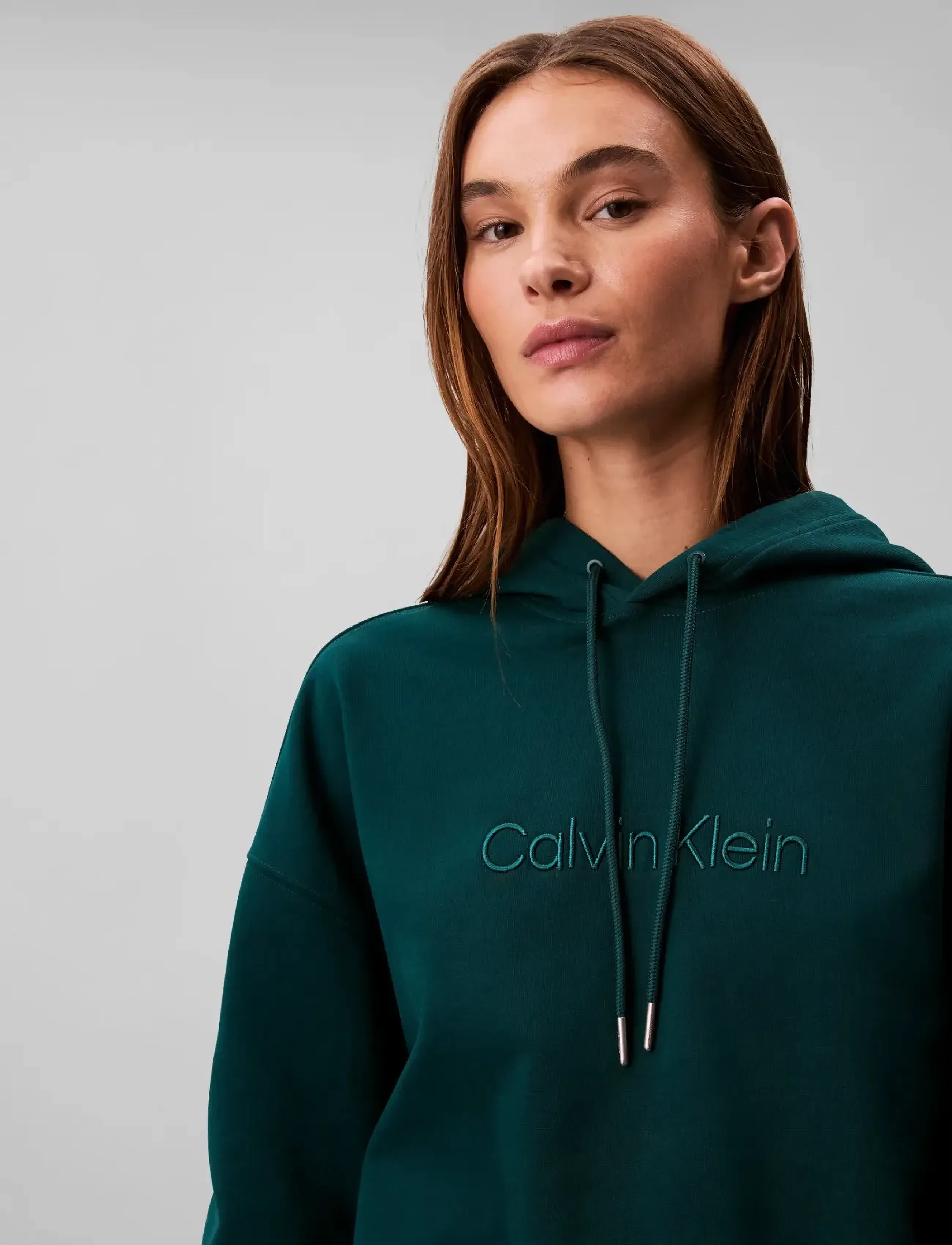 Calvin Klein - A- Logo Emb French Terry PO Hood - hoodies - maya blue - 2