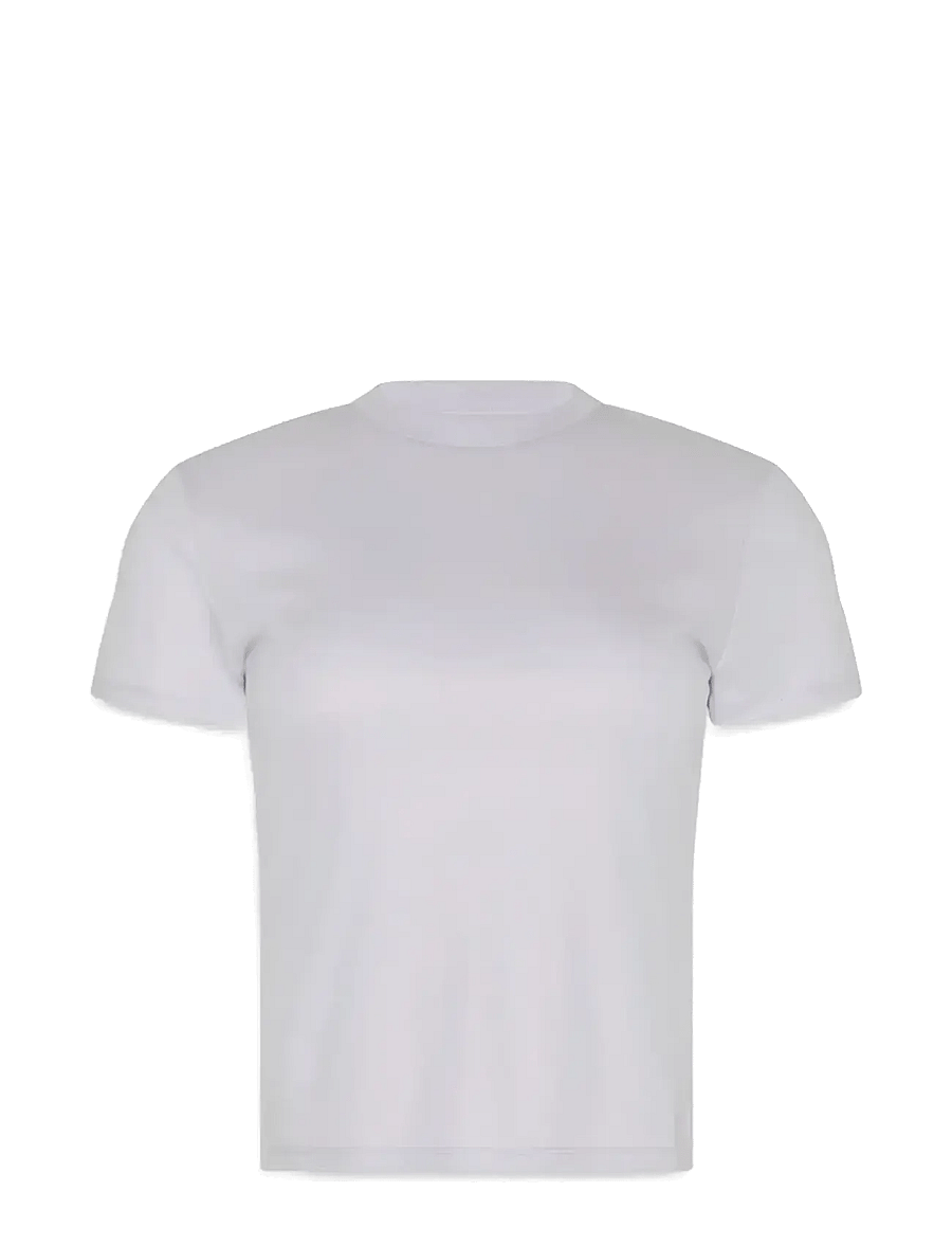 Calvin Klein - SS SUPIMA CREWNECK - t-shirts - lacey lilac - 1
