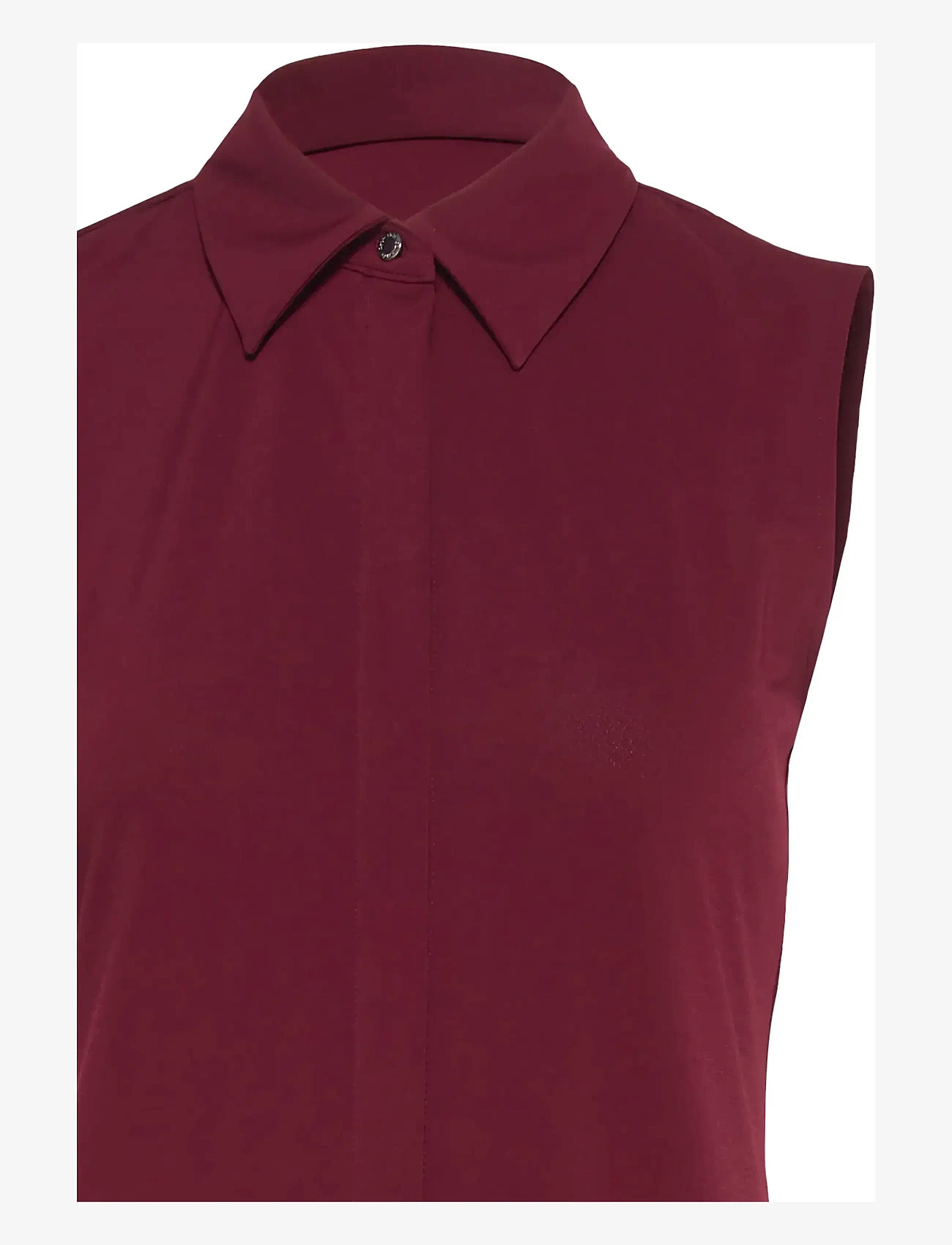 Calvin Klein - SL CREPE JERSEY MIDI POLO DRESS - hemdkleider - deep rouge - 3
