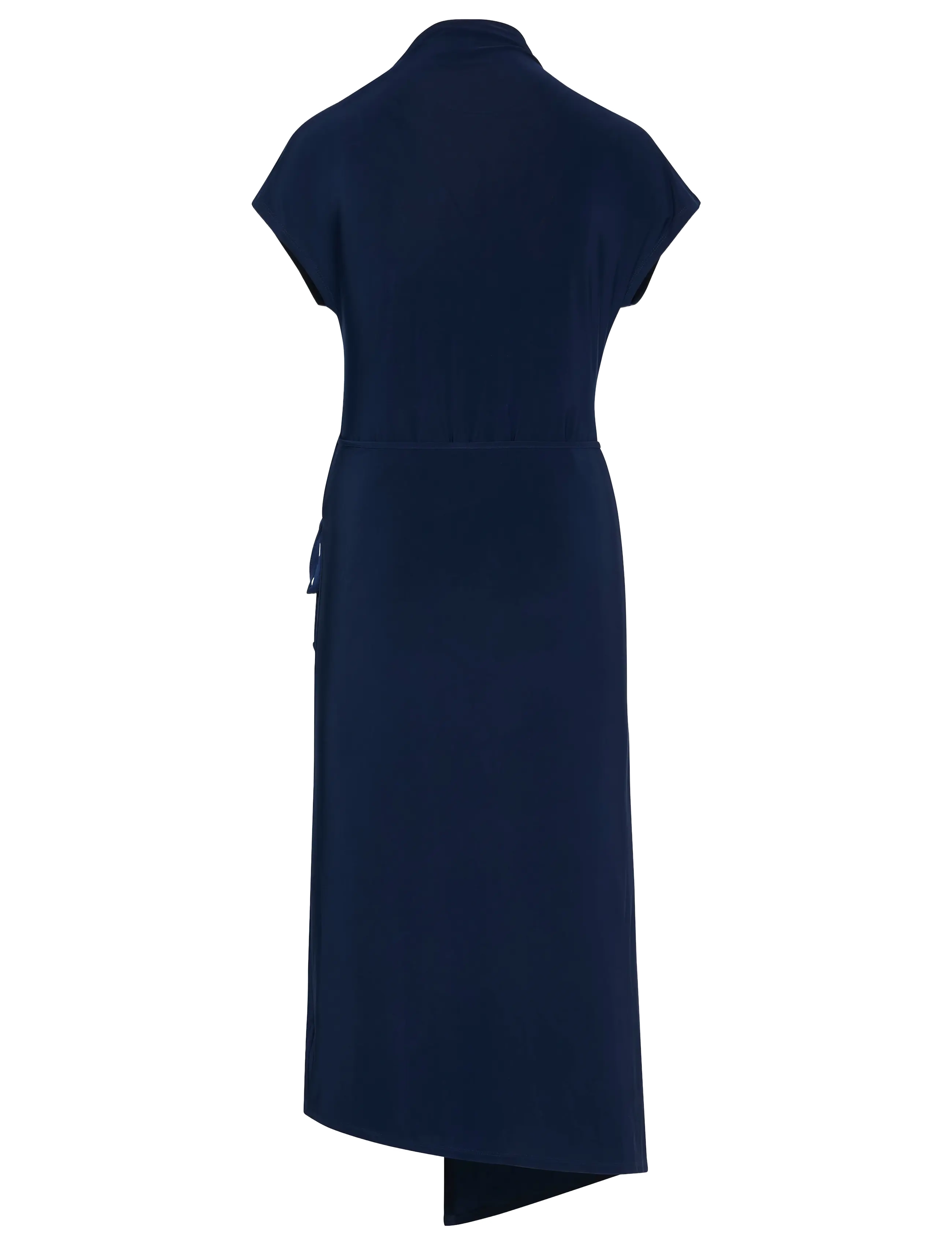 Calvin Klein - SS CLOSE TO BODY WRAP MIDI DRESS - pageant blue - 2