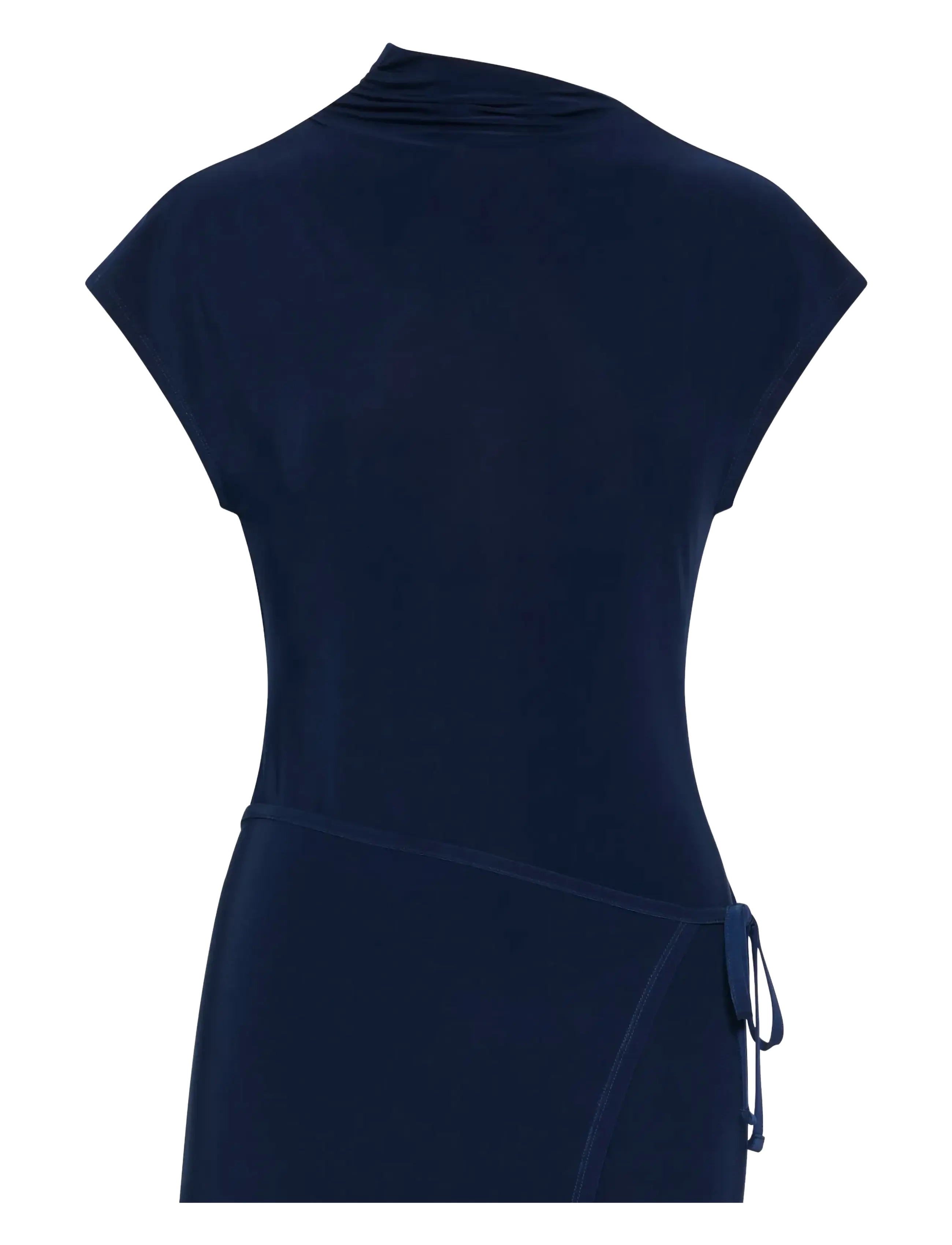 Calvin Klein - SS CLOSE TO BODY WRAP MIDI DRESS - pageant blue - 3