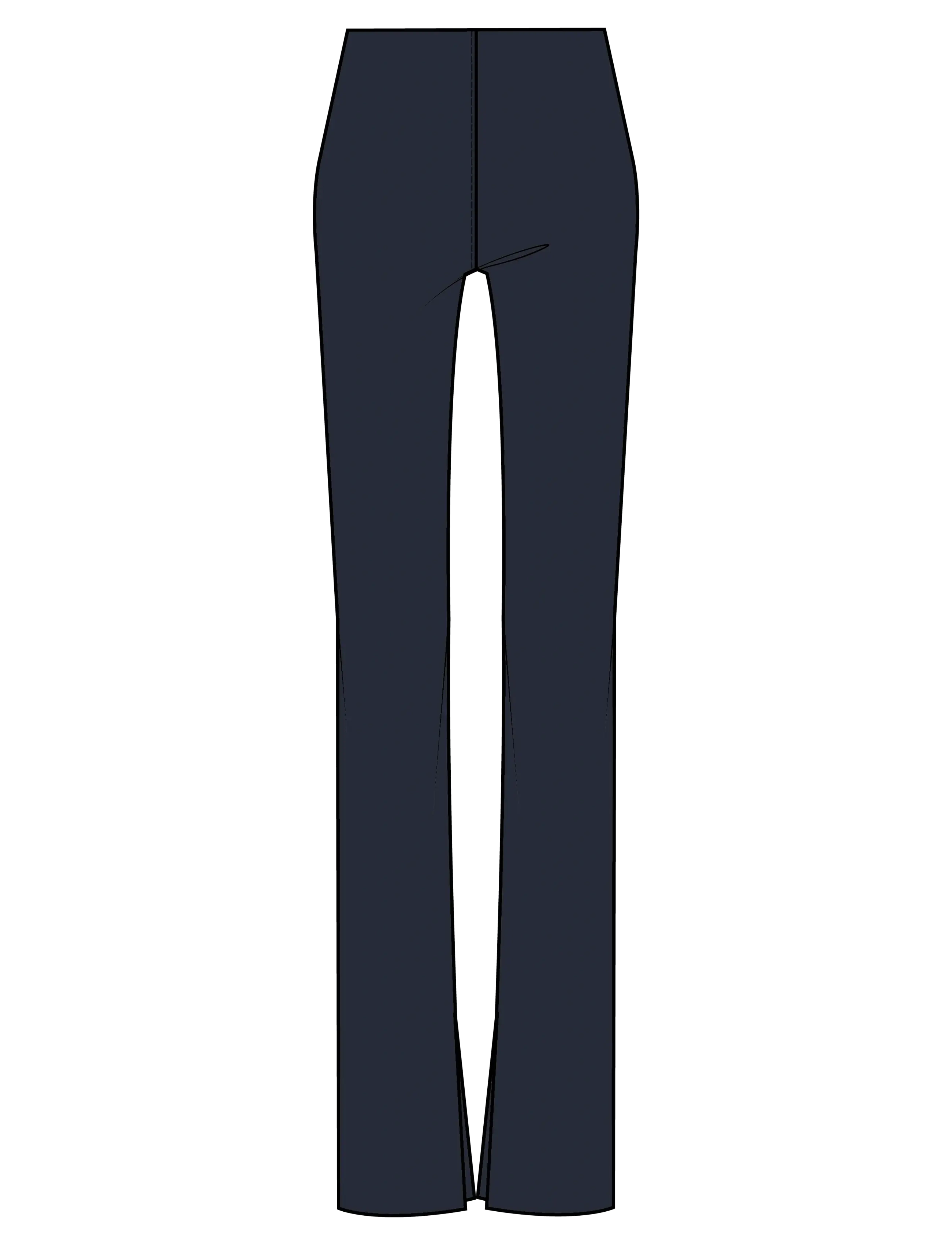 Calvin Klein EU STRETCH CREPE STRAIGHT PANT - Calvin Klein - DARK SAPPHIRE / navy