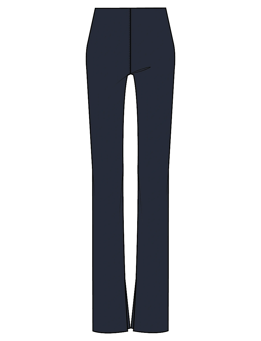Calvin Klein - EU STRETCH CREPE STRAIGHT PANT - formell - dark sapphire - 1