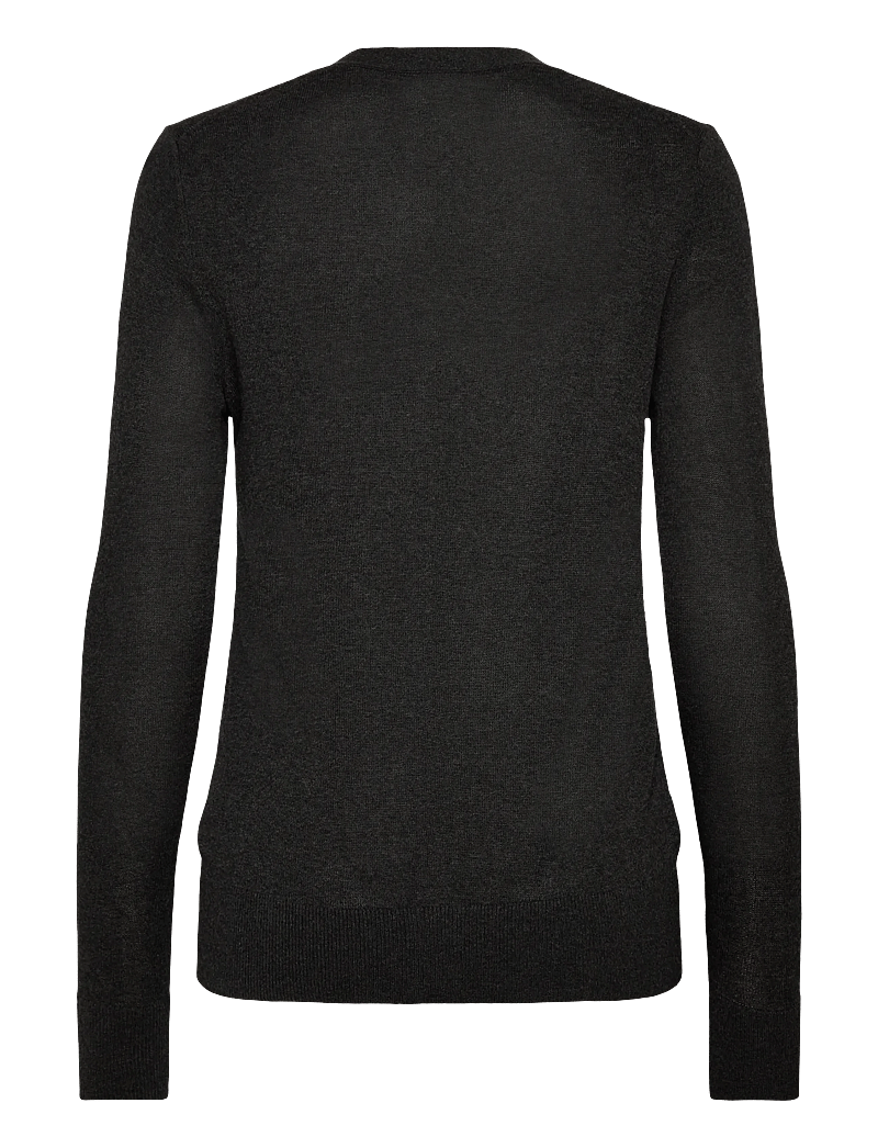 Calvin Klein - Fine Gauge Viscose Cardigan - kardigani - b85 charcoal heather - 2