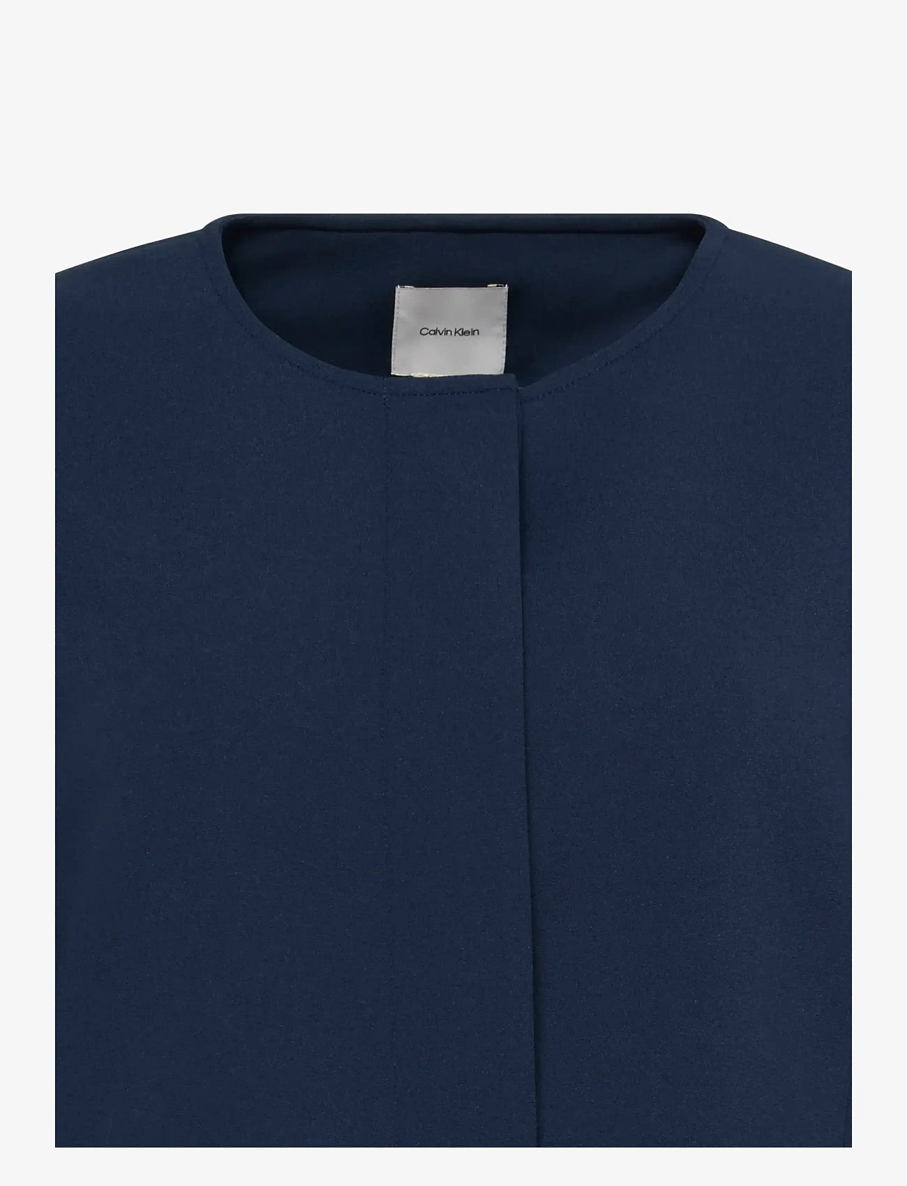 Calvin Klein - EU STRETCH CREPE LADY JACKET - cropped blazers - dark sapphire - 2