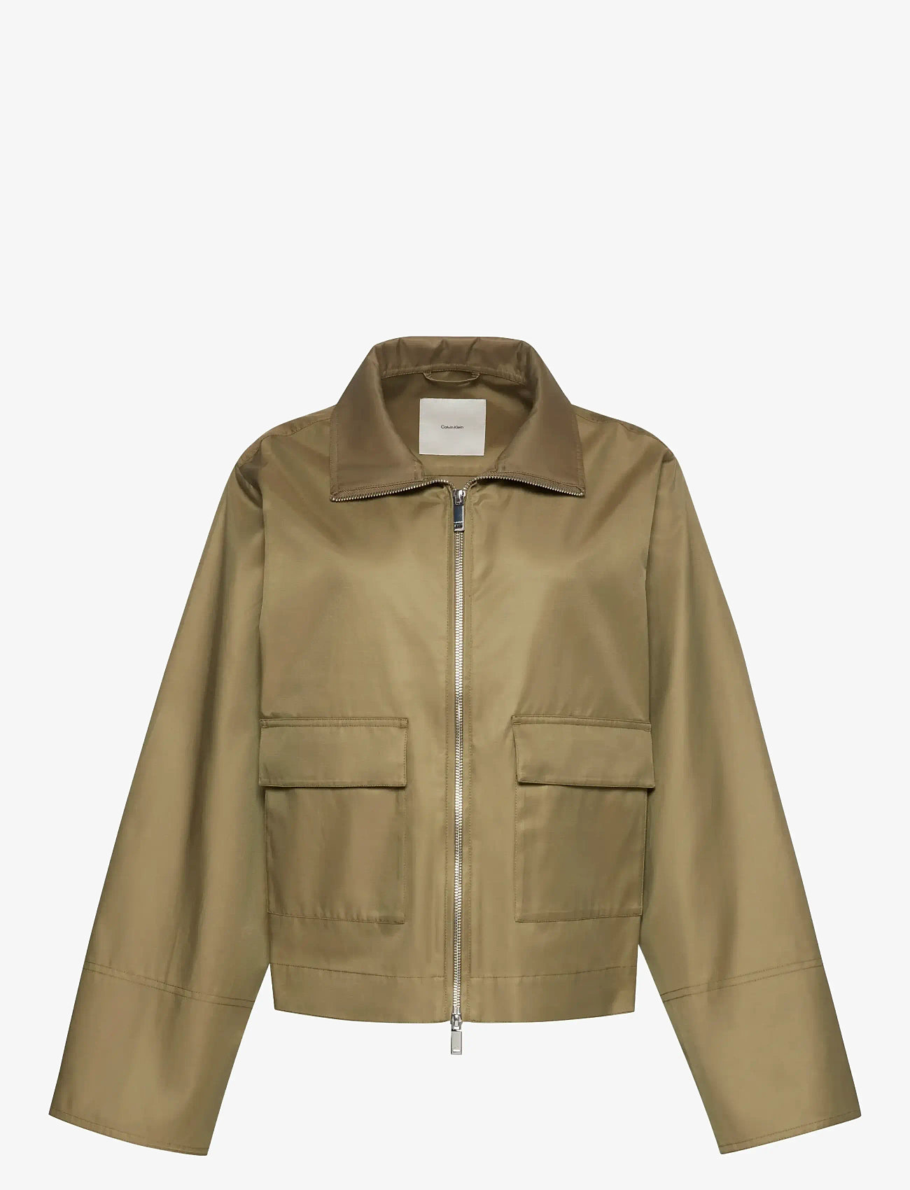 Calvin Klein - SHORT COTTON JACKET - capers - 1