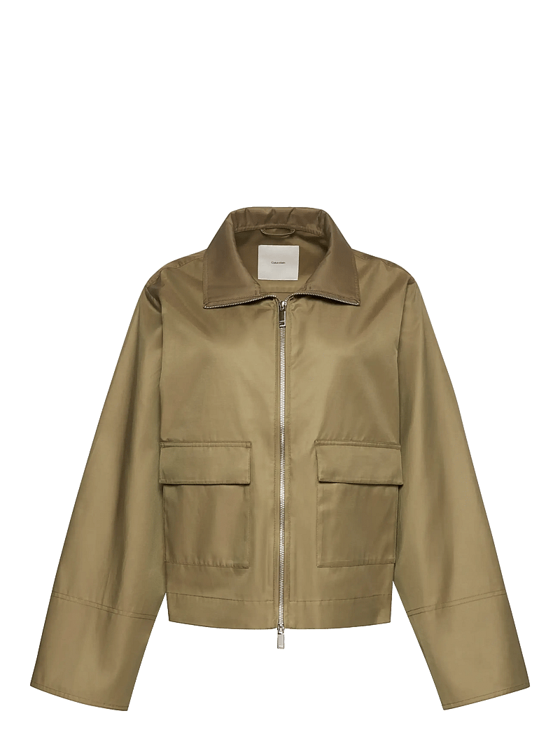 Calvin Klein - SHORT COTTON JACKET - sügisjakid - capers - 1