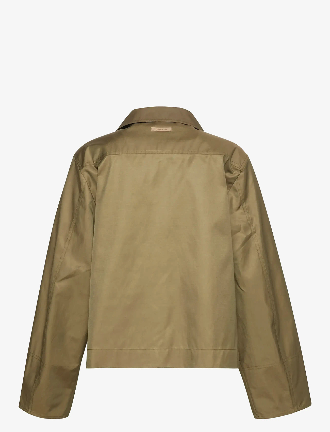 Calvin Klein - SHORT COTTON JACKET - capers - 2