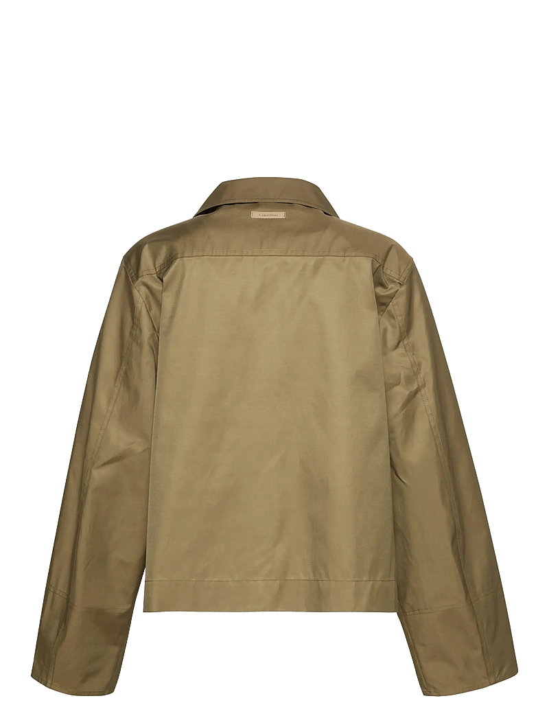 Calvin Klein - SHORT COTTON JACKET - sügisjakid - capers - 2