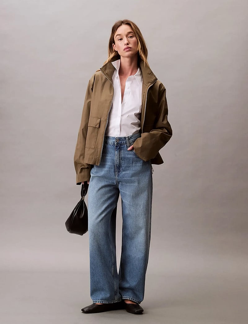 Calvin Klein - SHORT COTTON JACKET - sügisjakid - capers - 0