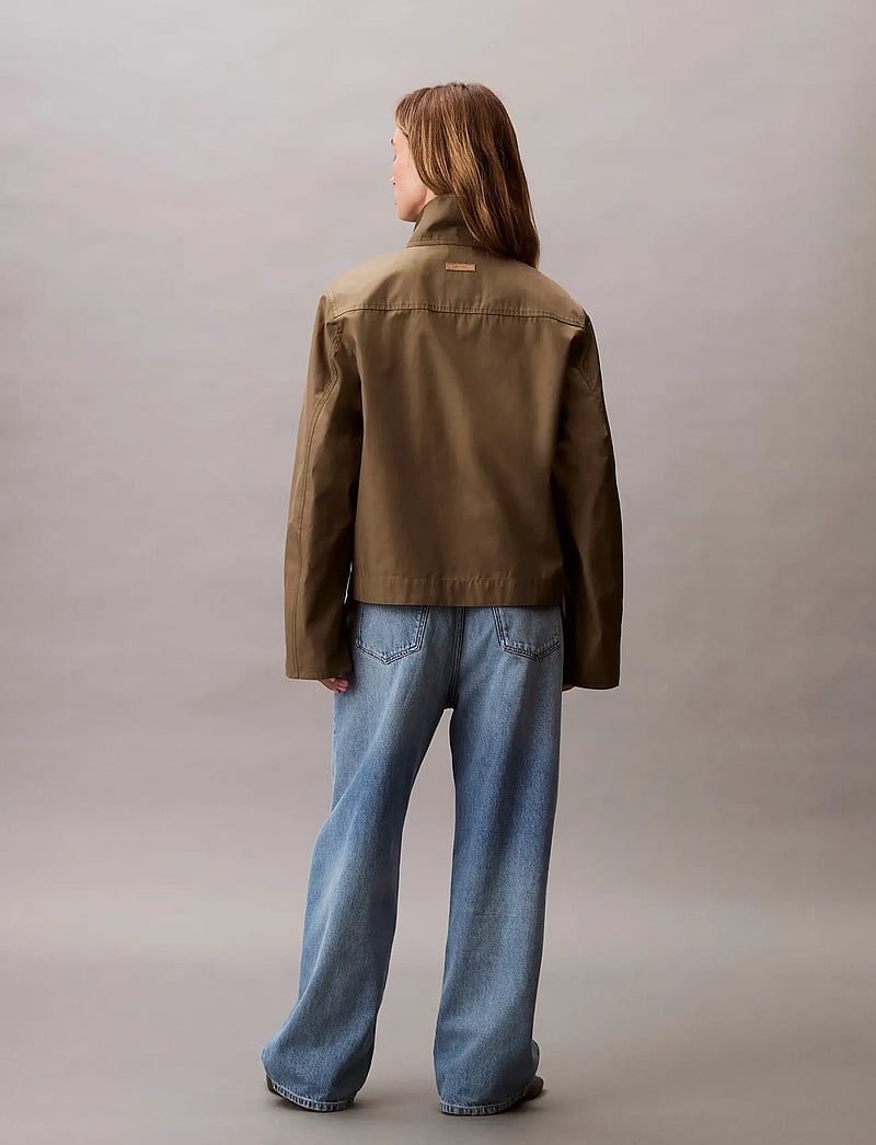 Calvin Klein - SHORT COTTON JACKET - sügisjakid - capers - 5