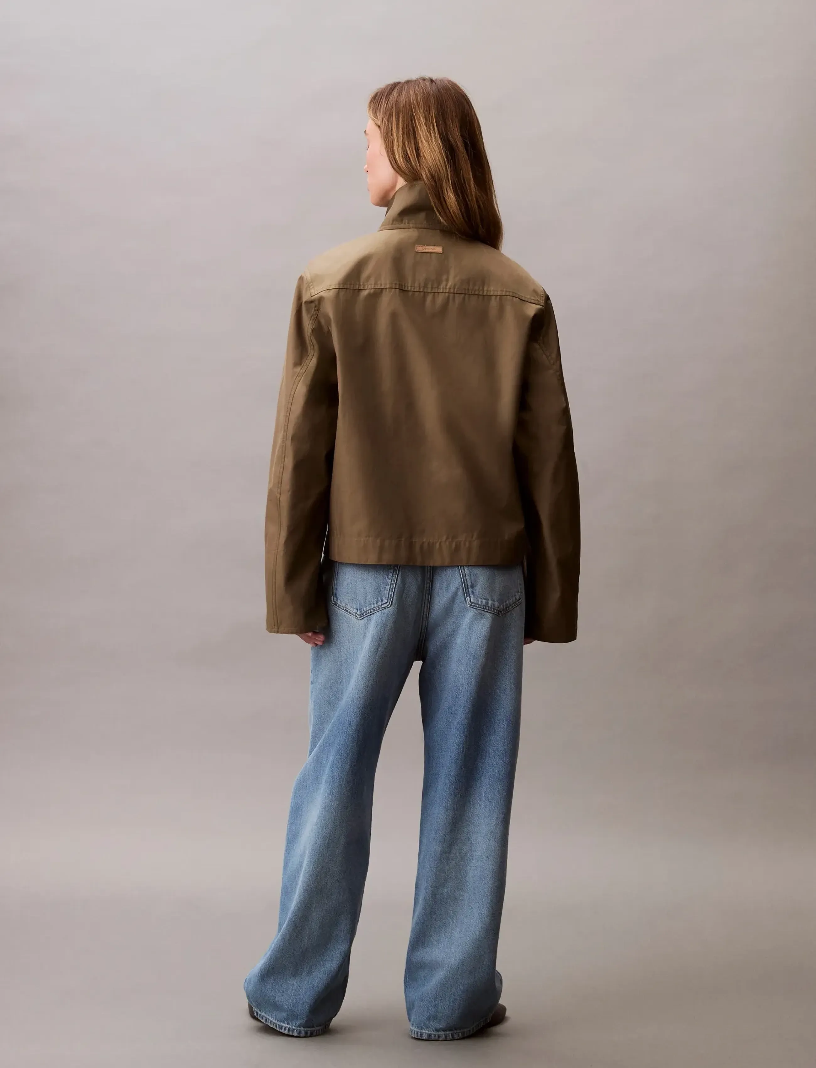 Calvin Klein - SHORT COTTON JACKET - tunna jackor - capers - 5