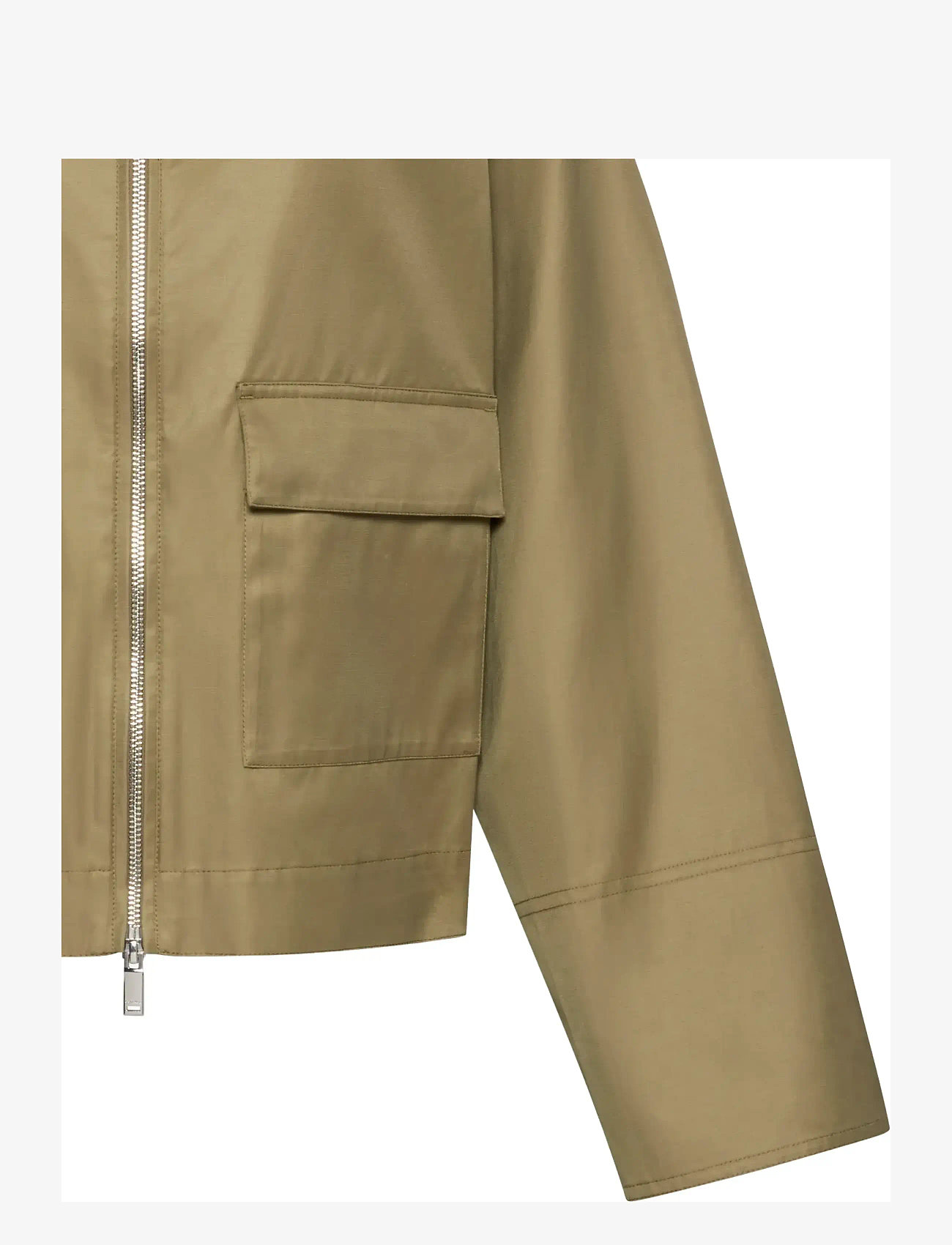 Calvin Klein - SHORT COTTON JACKET - capers - 3