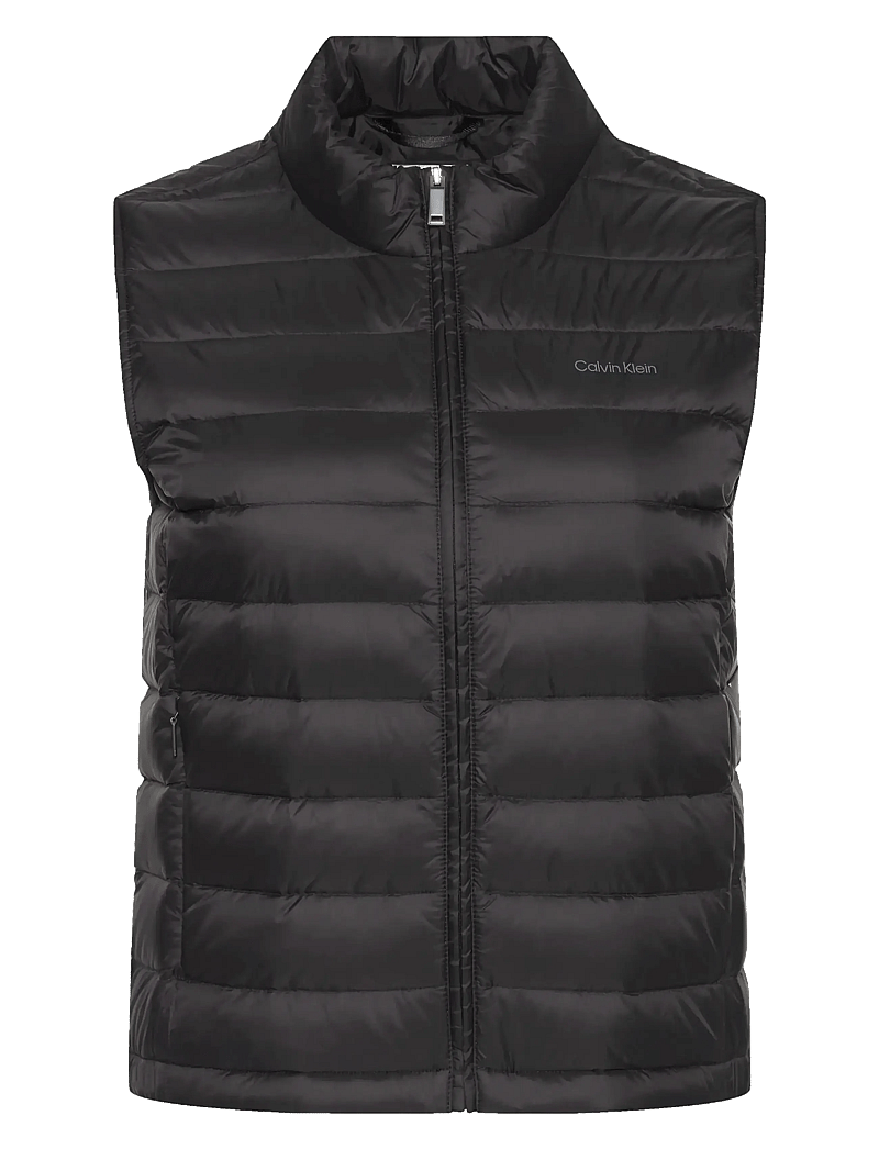 Calvin Klein - ULTRA LIGHTWEIGHT DOWN PUFFER VE - sügisjakid - black - 0
