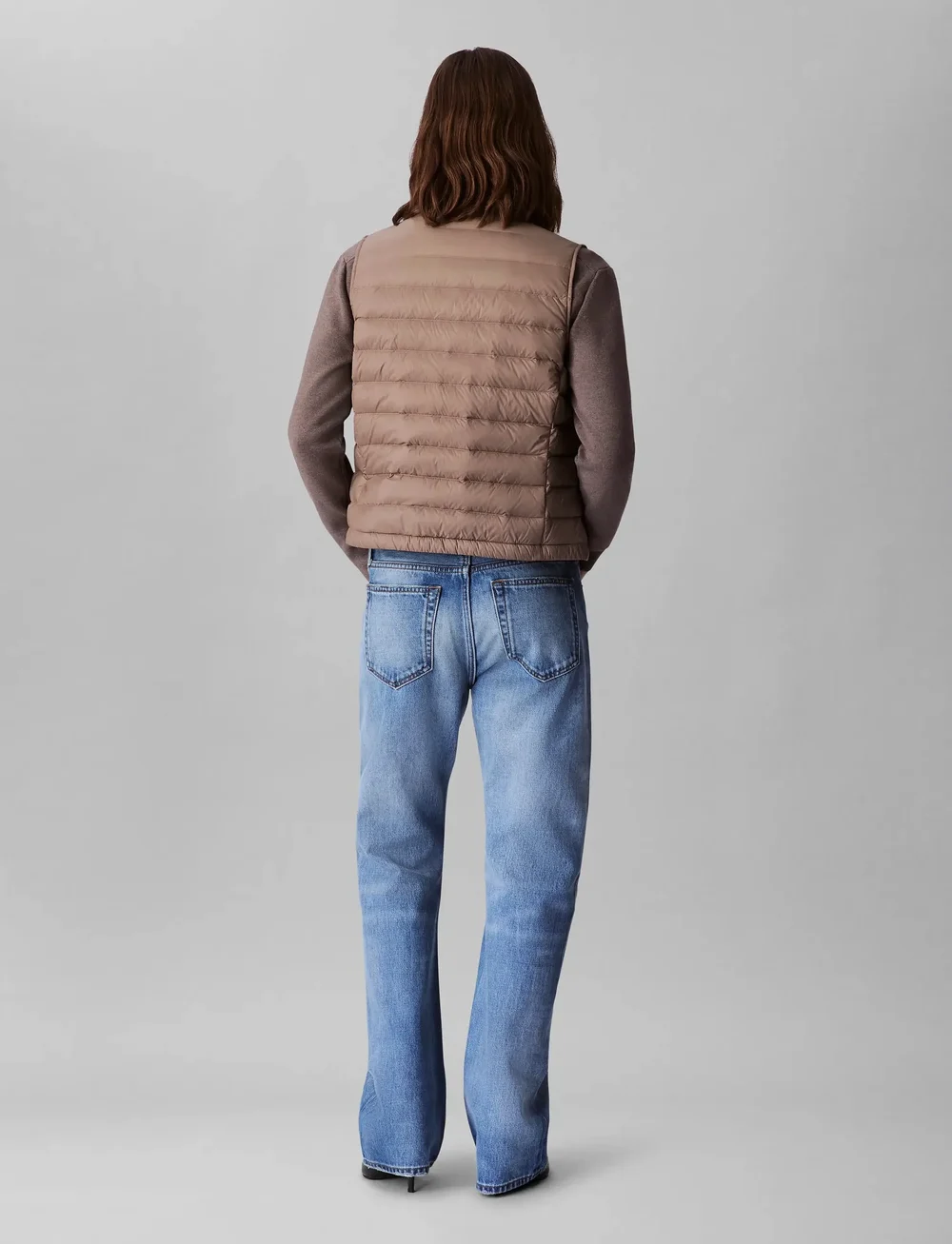 Calvin Klein - ULTRA LIGHTWEIGHT DOWN PUFFER VE - herbstjacken - fossil - 4