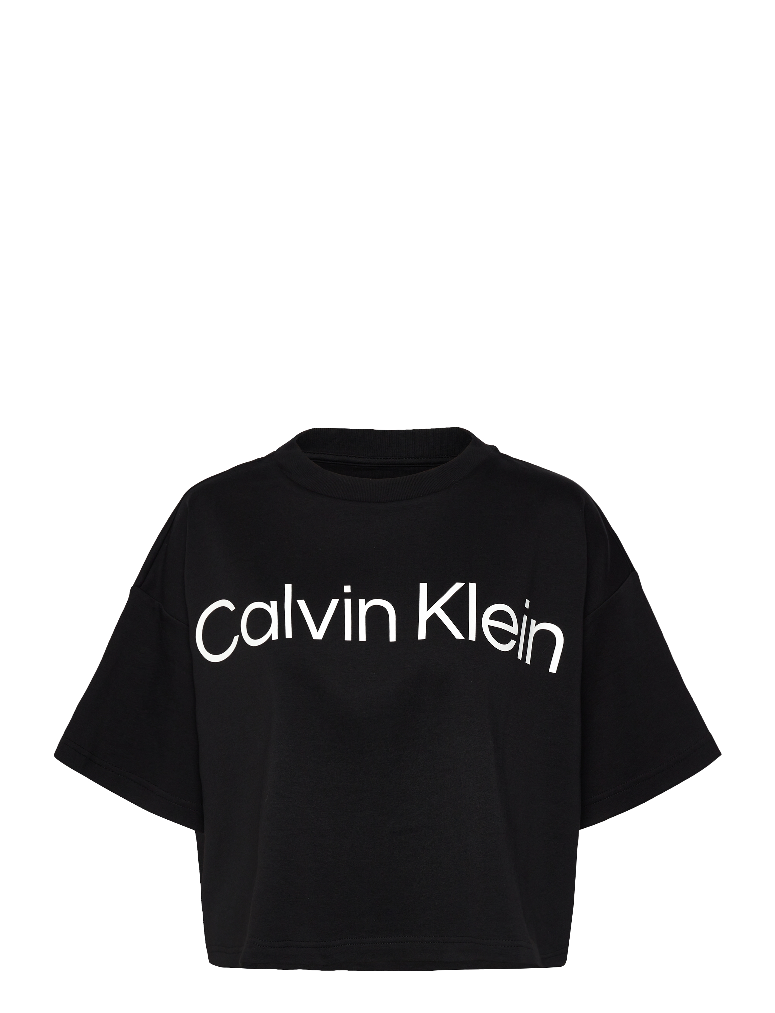 Calvin Klein - A-SS Boxy Logo Graphic Tee - black - 1