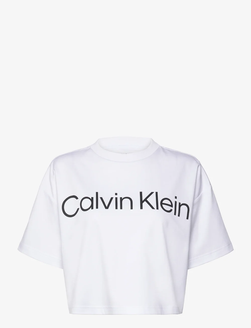 Calvin Klein - A-SS Boxy Logo Graphic Tee - t-shirts - brilliant white - 1