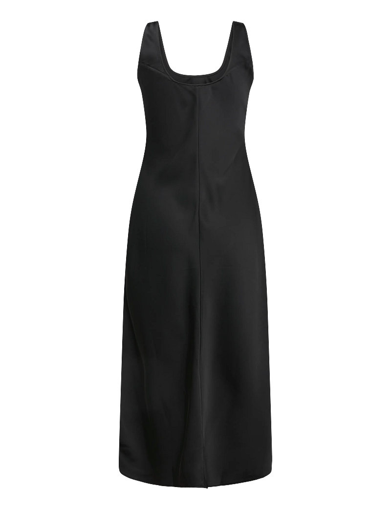 Calvin Klein - Matte Shine Satin Hero Slip Dres - schlupfkleider - black - 2
