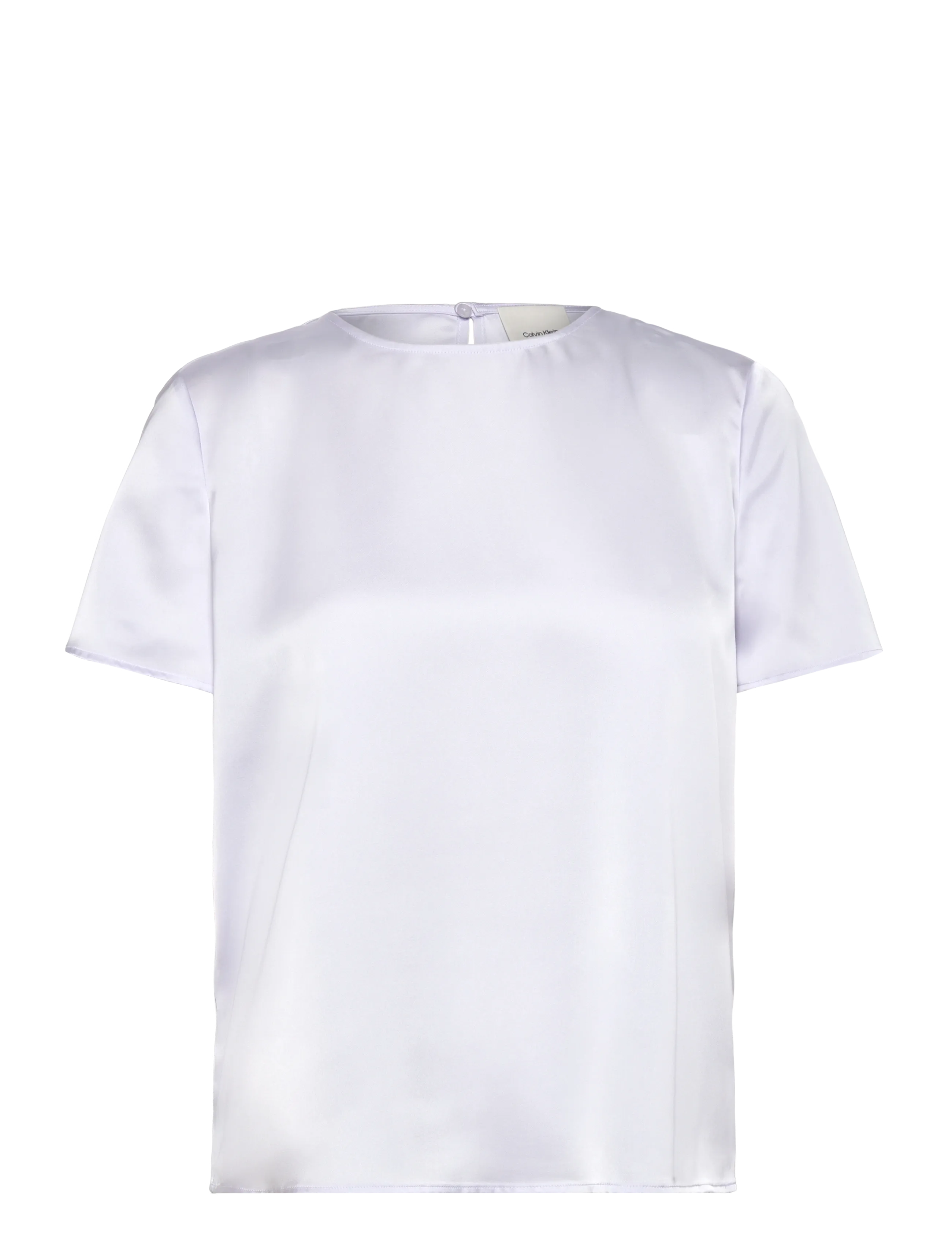 Matte Shine Satin SS Shell Top - LACEY LILAC