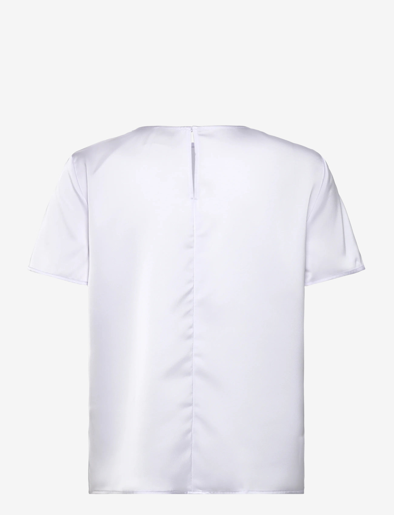 Calvin Klein - Matte Shine Satin SS Shell Top - t-shirts - lacey lilac - 2