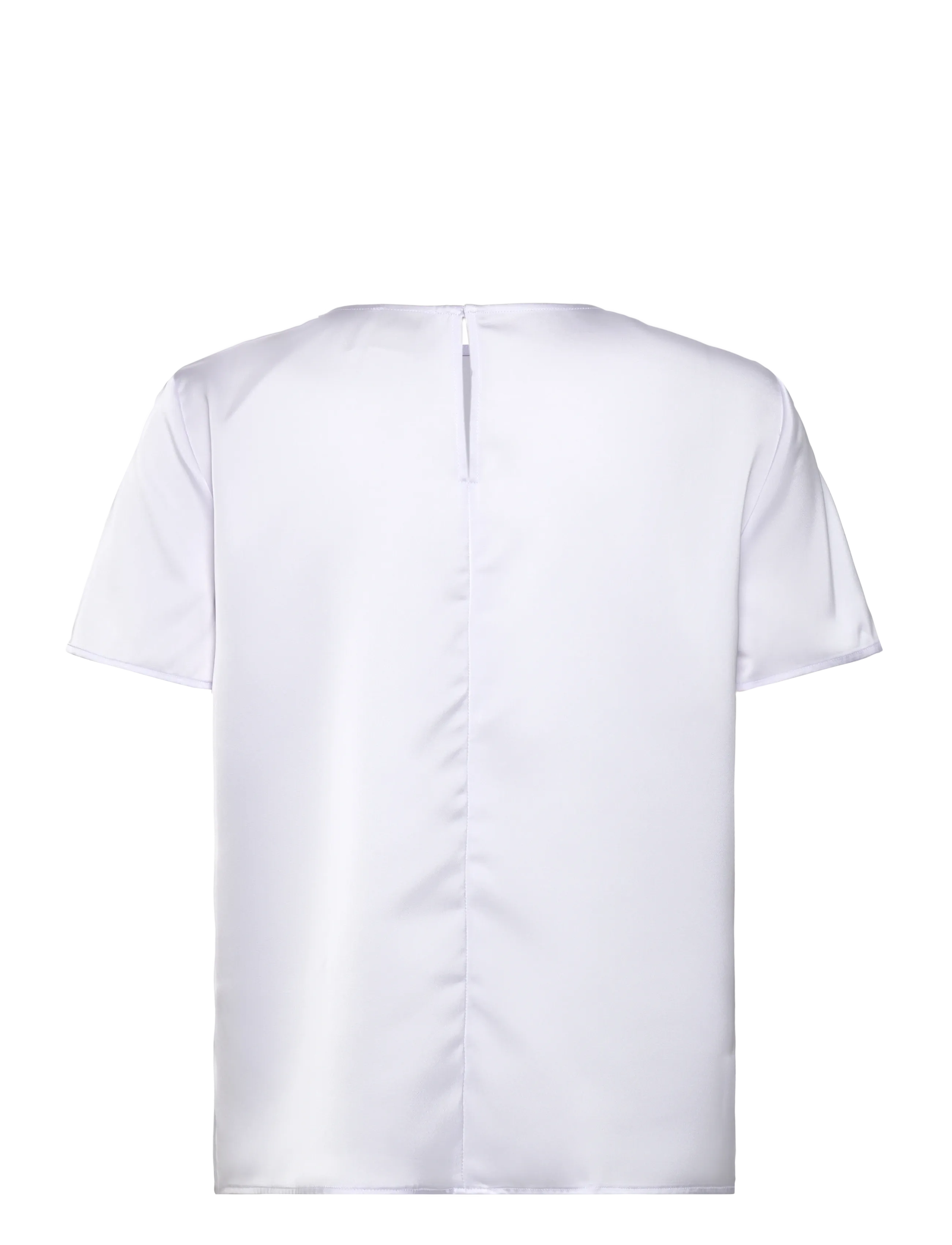 Calvin Klein - Matte Shine Satin SS Shell Top - t-shirts - lacey lilac - 2
