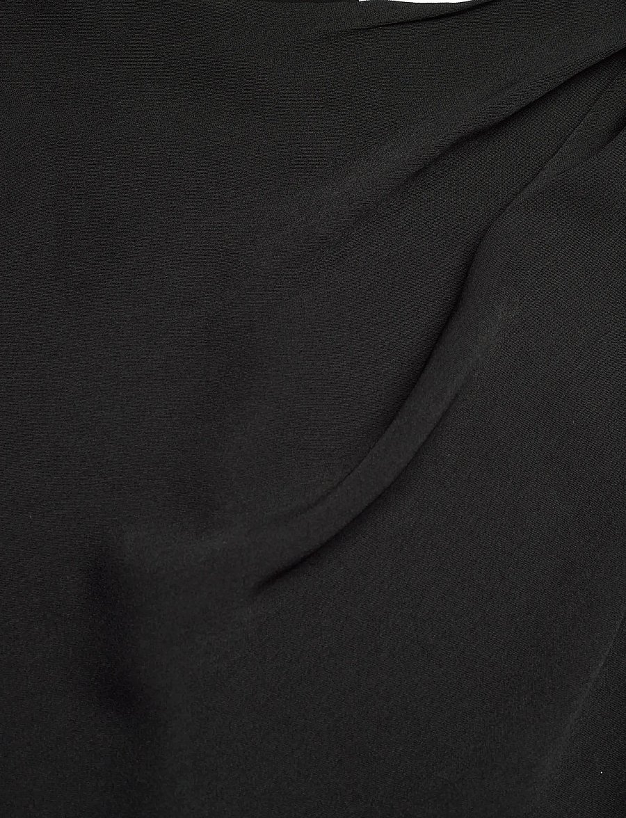Calvin Klein - Crepe One Shoulder Top - varrukateta topid - black - 5