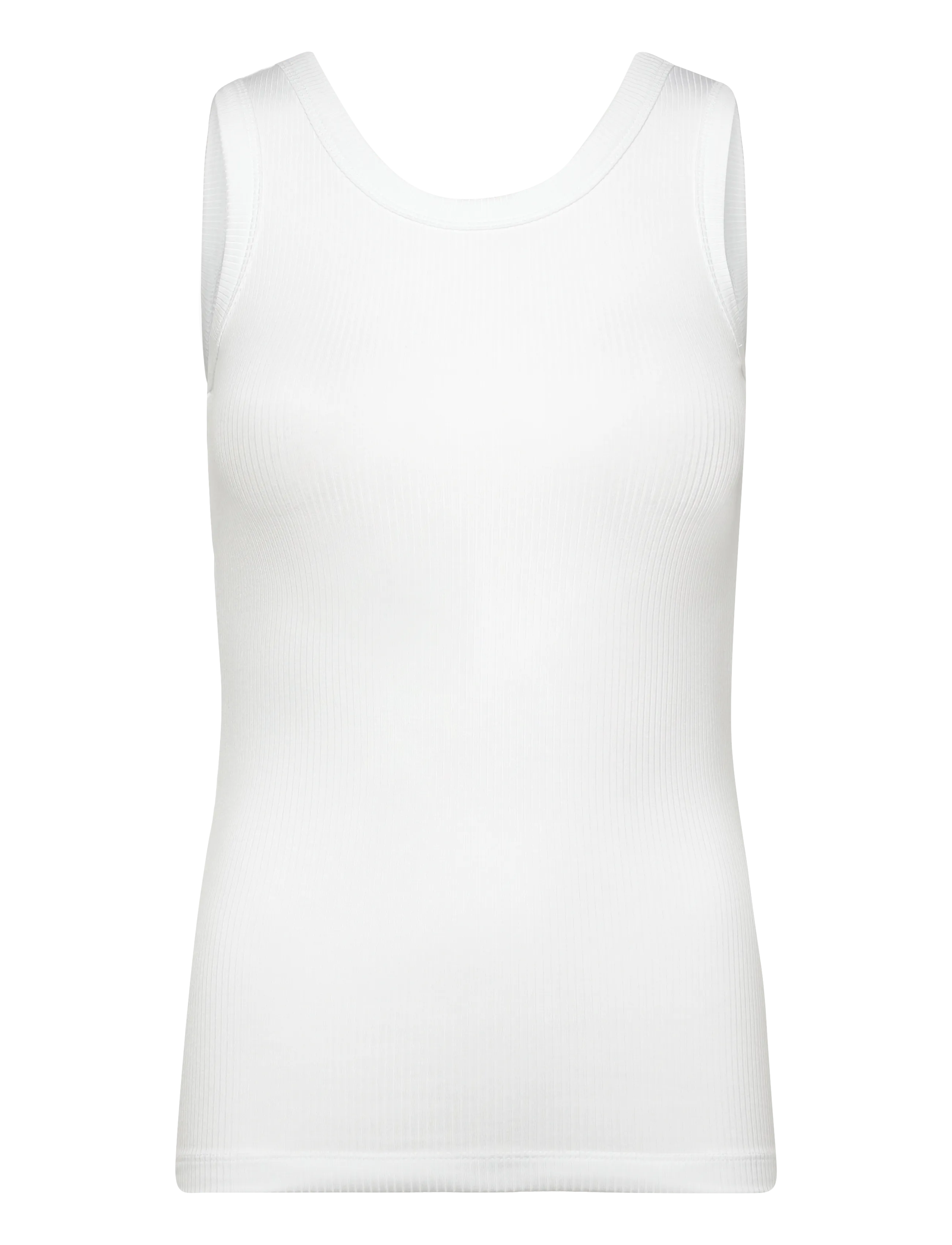 Calvin Klein A- Modal Rib Tank (essential) - Festival outfit - BRILLIANT WHITE / white