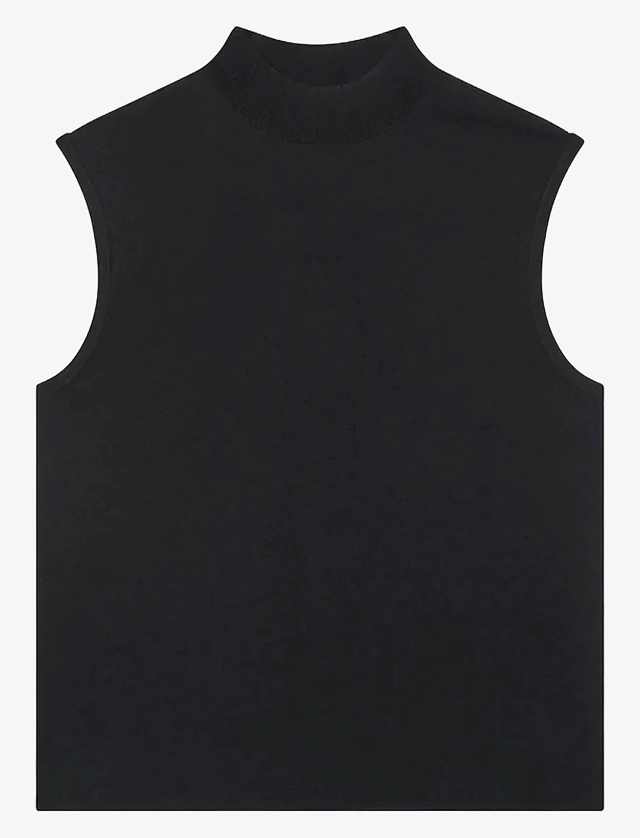 Calvin Klein - Sleeveless Mockneck - linnen - black - 1