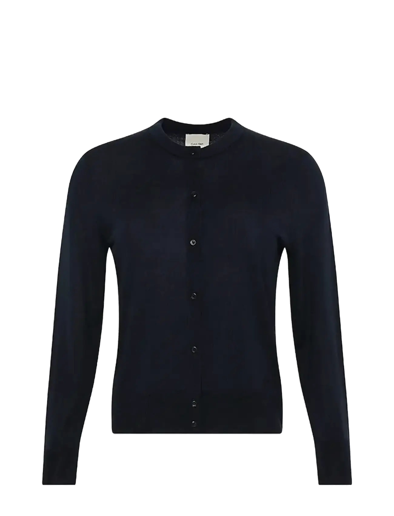 Calvin Klein Merino Cardigan - Stickat - BLACK / black