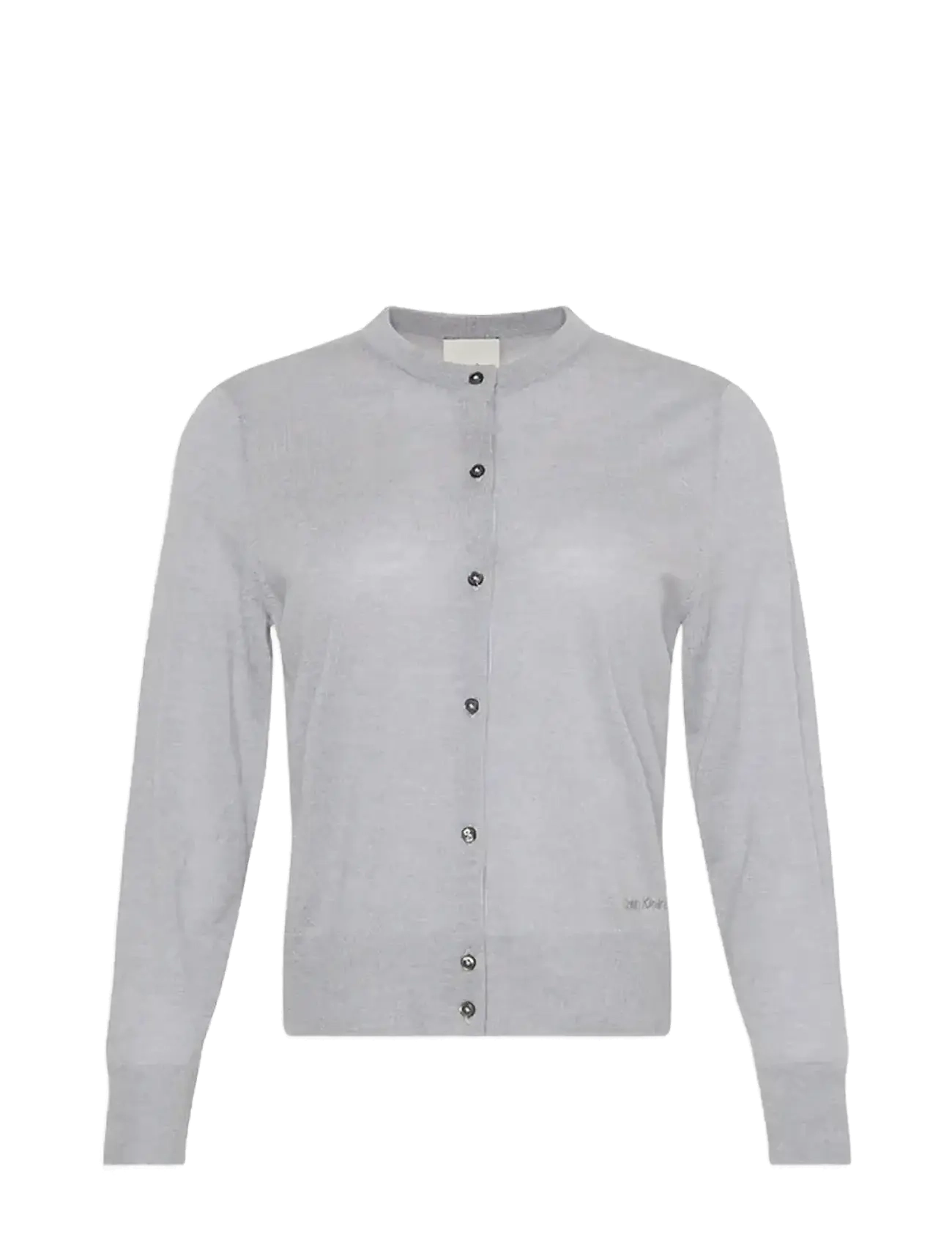 Calvin Klein Merino Cardigan, S, Grey, Strik > Cardigans, Dame
