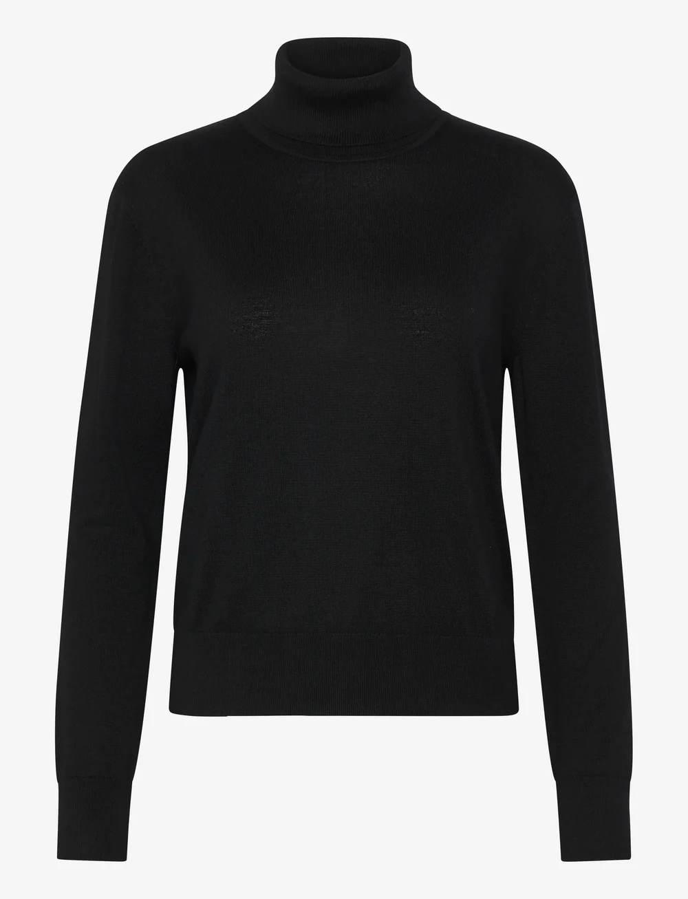 Calvin Klein - LS TNK EXTRAFINE MERINO SWTR 14G - rullekraver - black - 1