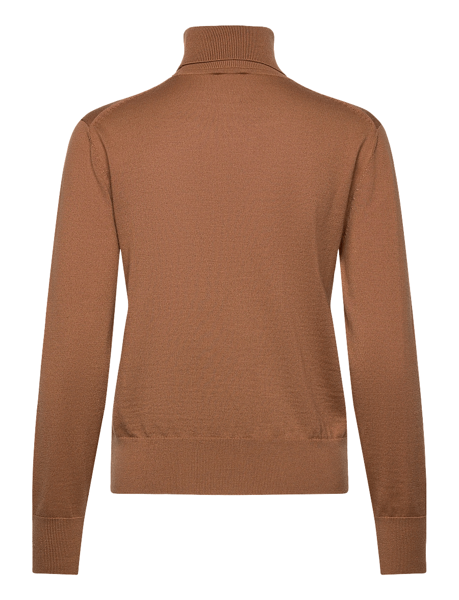 Calvin Klein - LS TNK EXTRAFINE MERINO SWTR 14G - polotröjor - thrush - 2