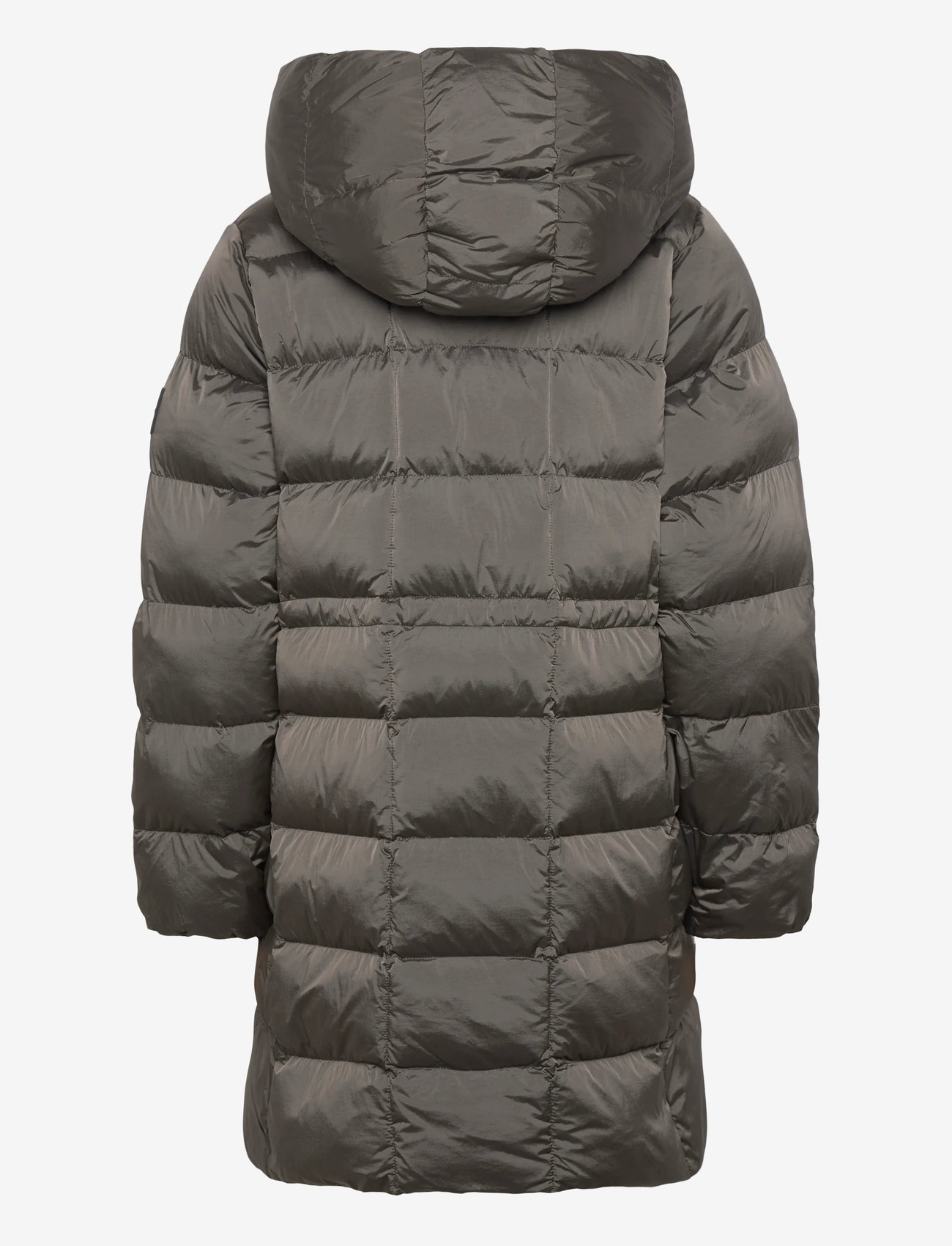 Calvin Klein - SHINE WRAP MID PUFFER - gefütterte & daunenjacken - amphora - 1